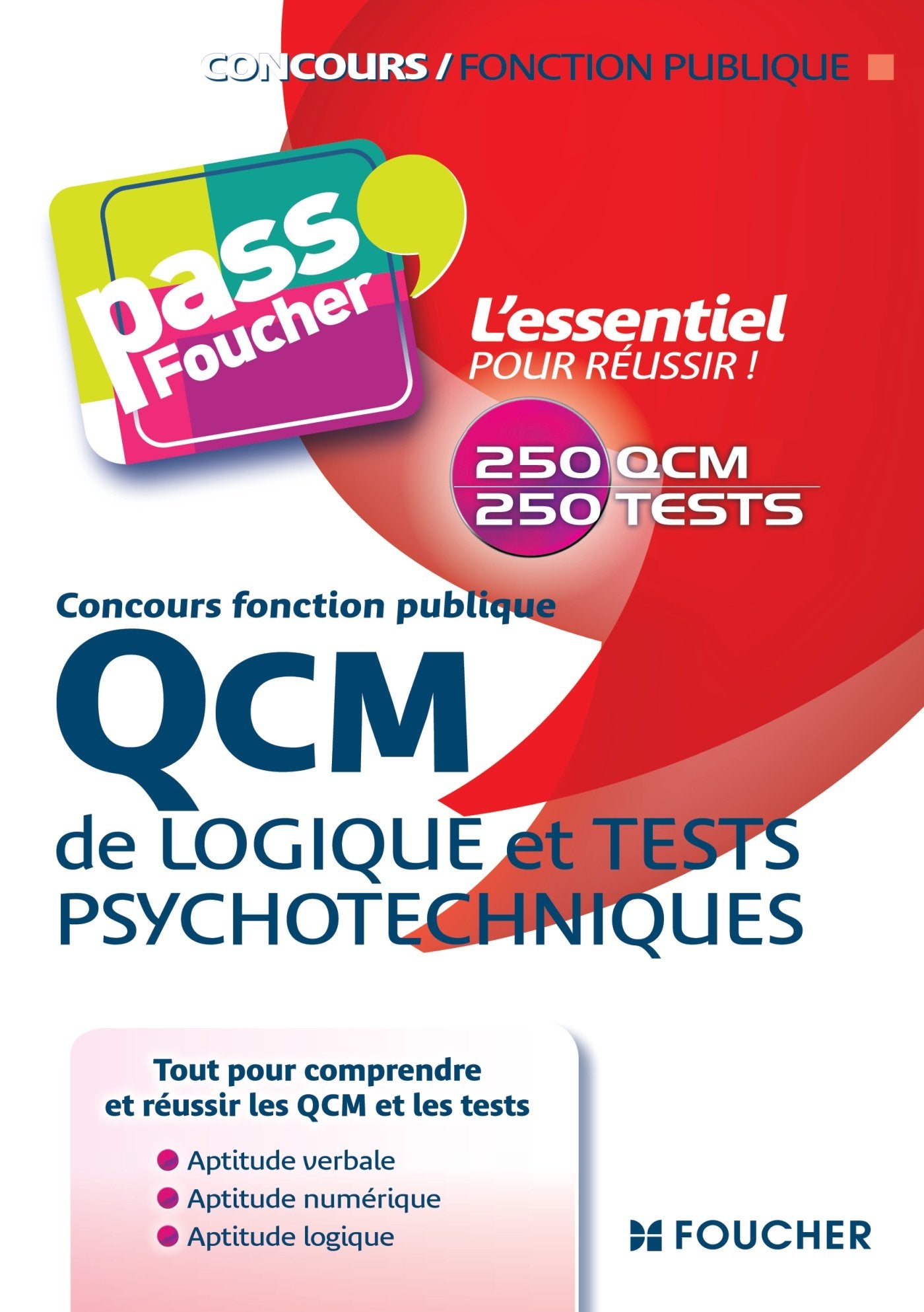 QCM de logique: Tests psychotechniques 9782216122073