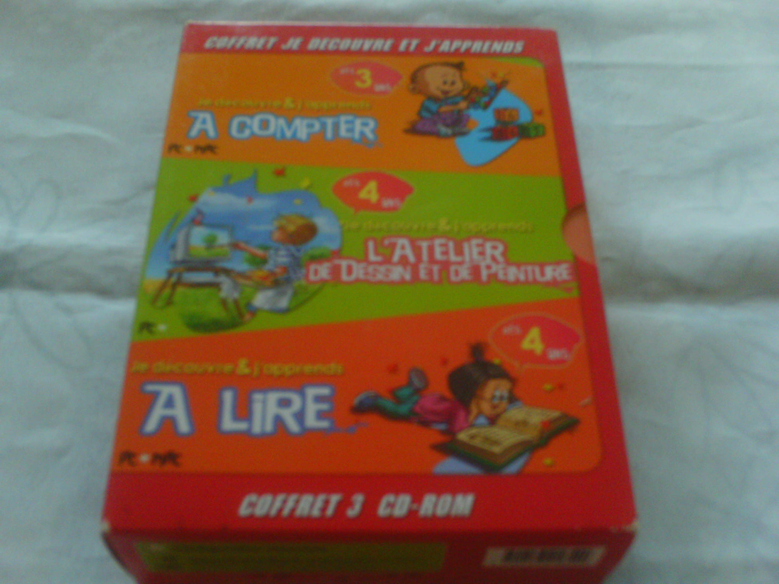 COFFRET 3 CD-ROM : JE DECOUVRE ET J'APPRENDS. 3700173216549