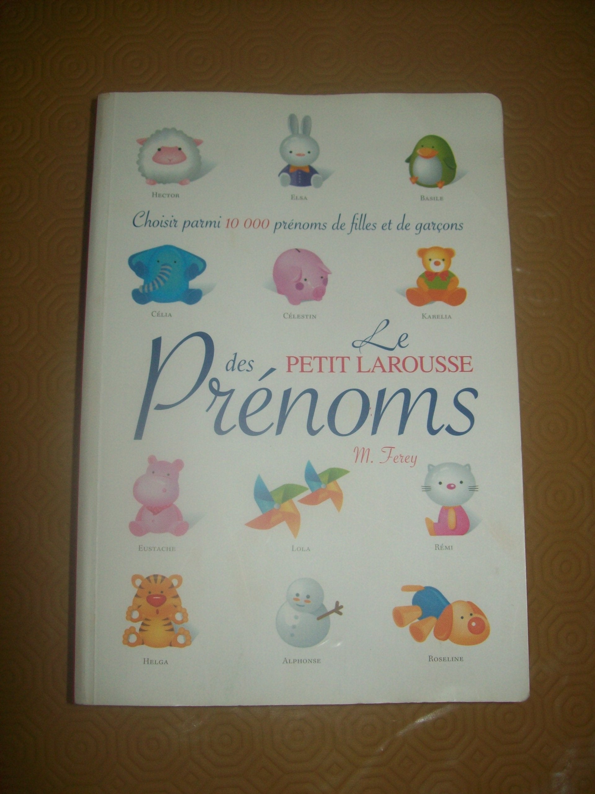 Le petit Larousse des prénoms 9782035854483
