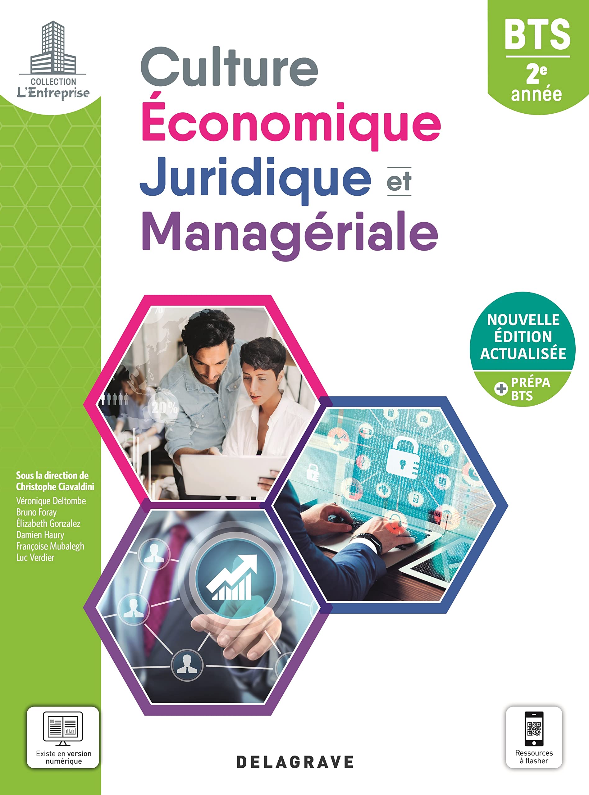 Culture économique, juridique et managériale (CEJM) 2e année BTS (2021) - Pochette élève 9782206309200