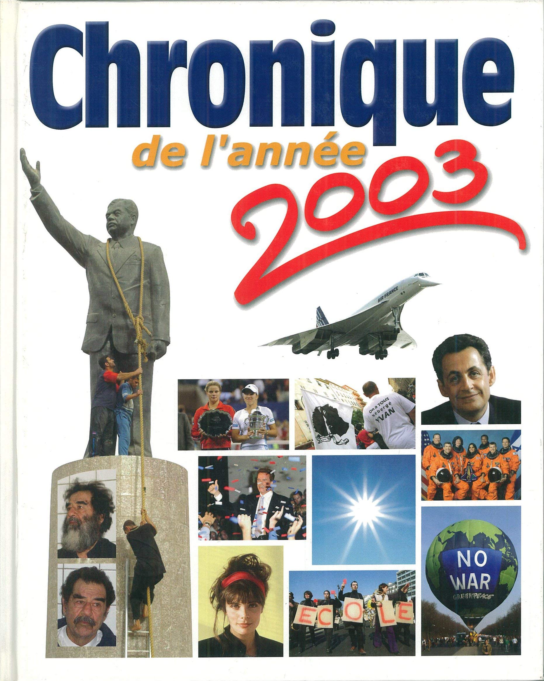 Chronique de l'Année 2003 9782205055948