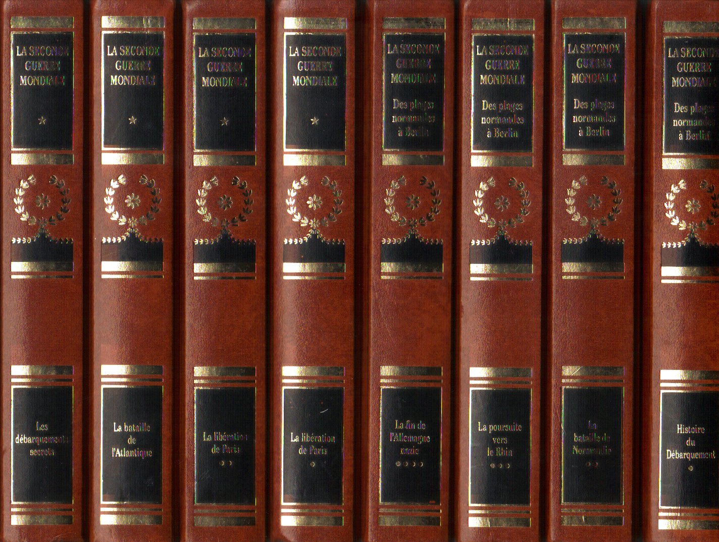 La Seconde Guerre Mondiale en Huit Tomes Reliés