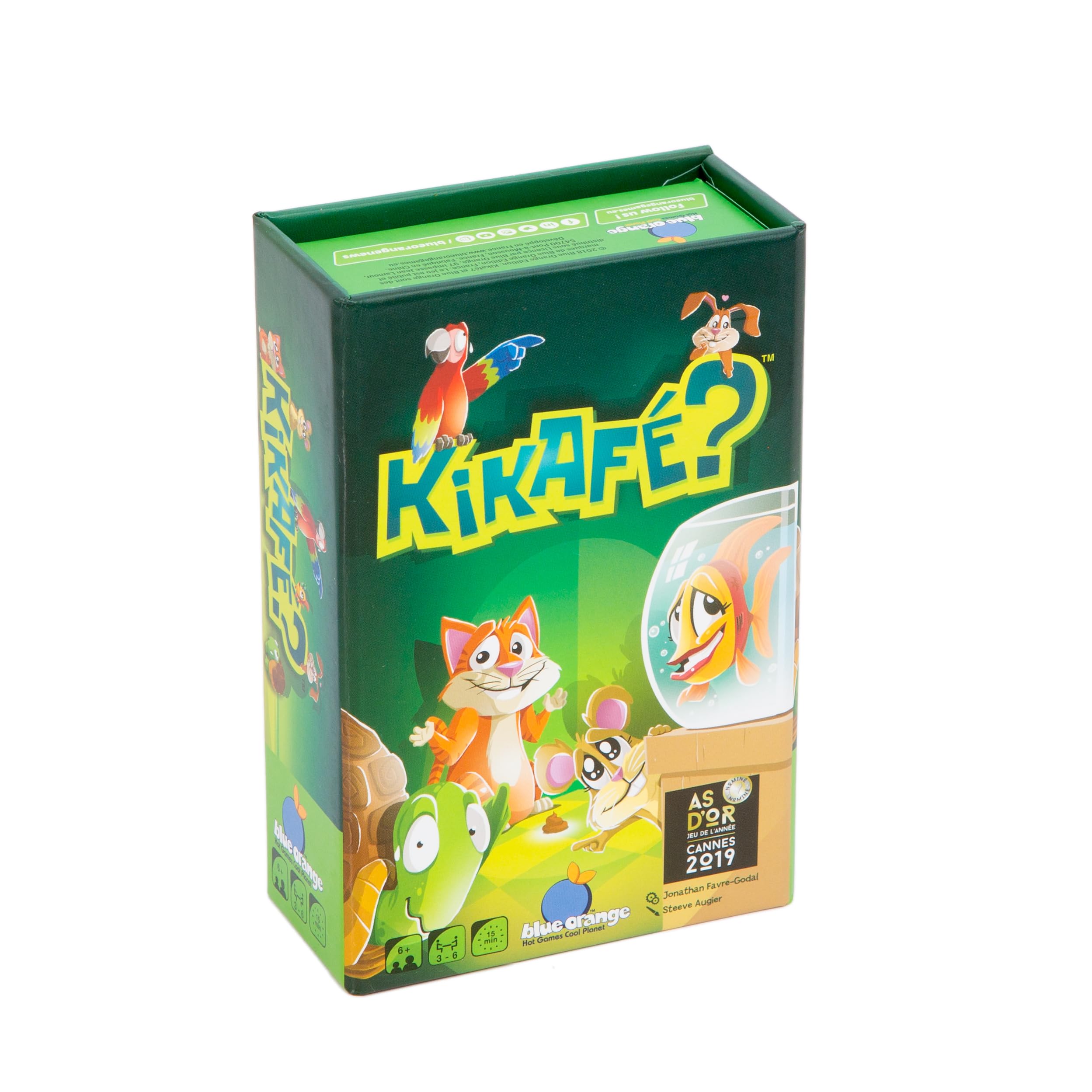 Blue Orange - Kikafé - Jeu de Carte de Rapidité - Jeu de Mémoire Multijoueurs - Idéal pour s'Amuser Entre Amis ou en Famille - Drôle Fun - De 3 à 6 Joueurs - À partir de 6 Ans 3664824000058