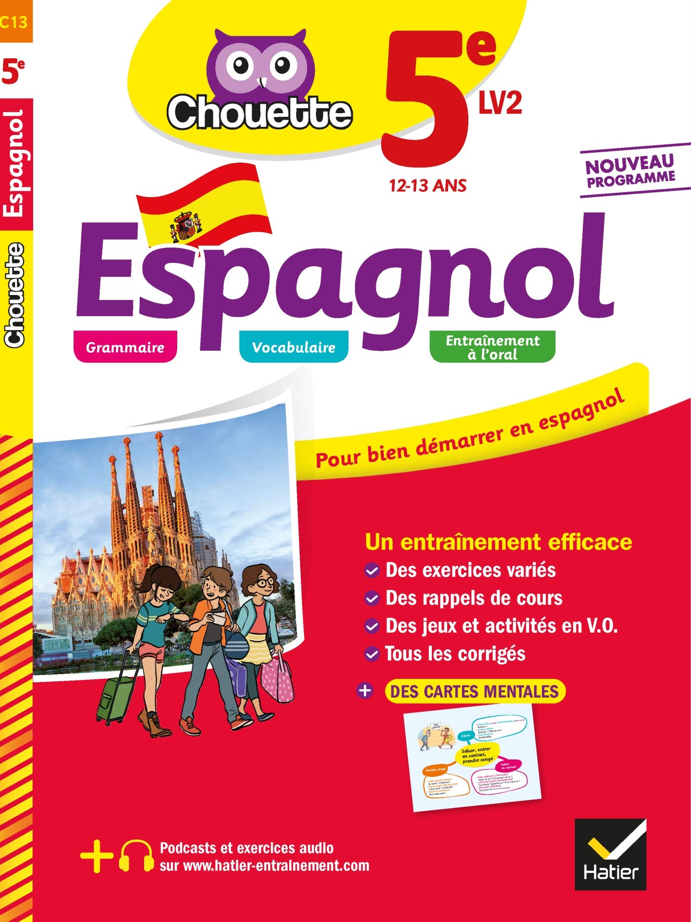 Espagnol 5e - LV2 (A1 vers A2): cahier d'entraînement et de révision 9782401051188