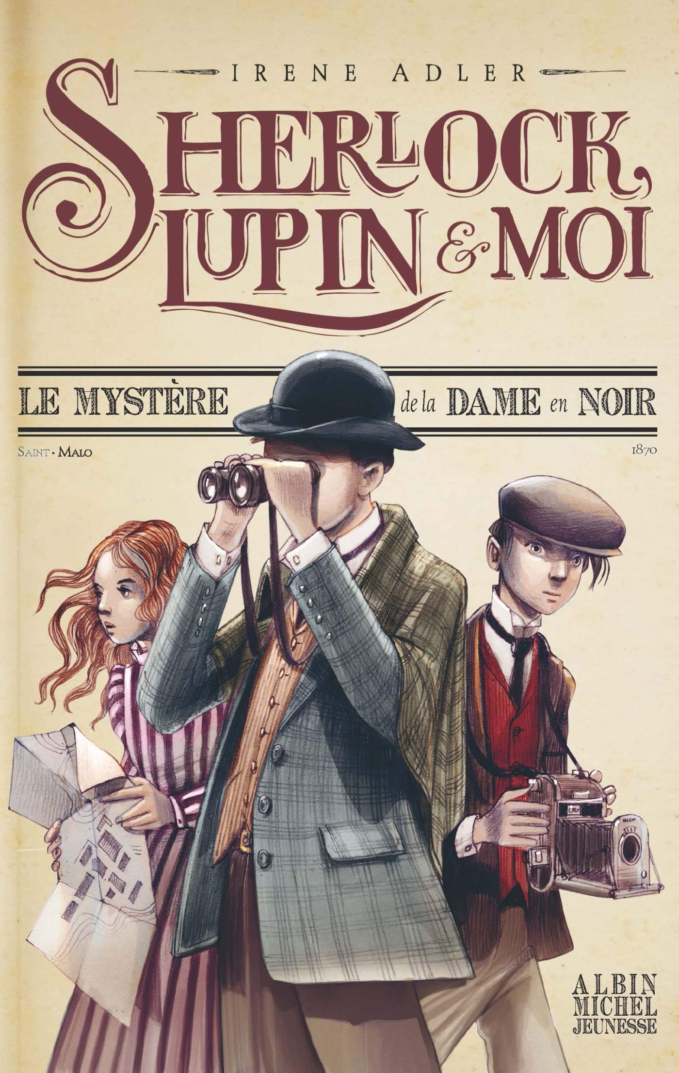 Sherlock, Lupin & moi T1 Le Mystère de la dame en noir 9782226328373