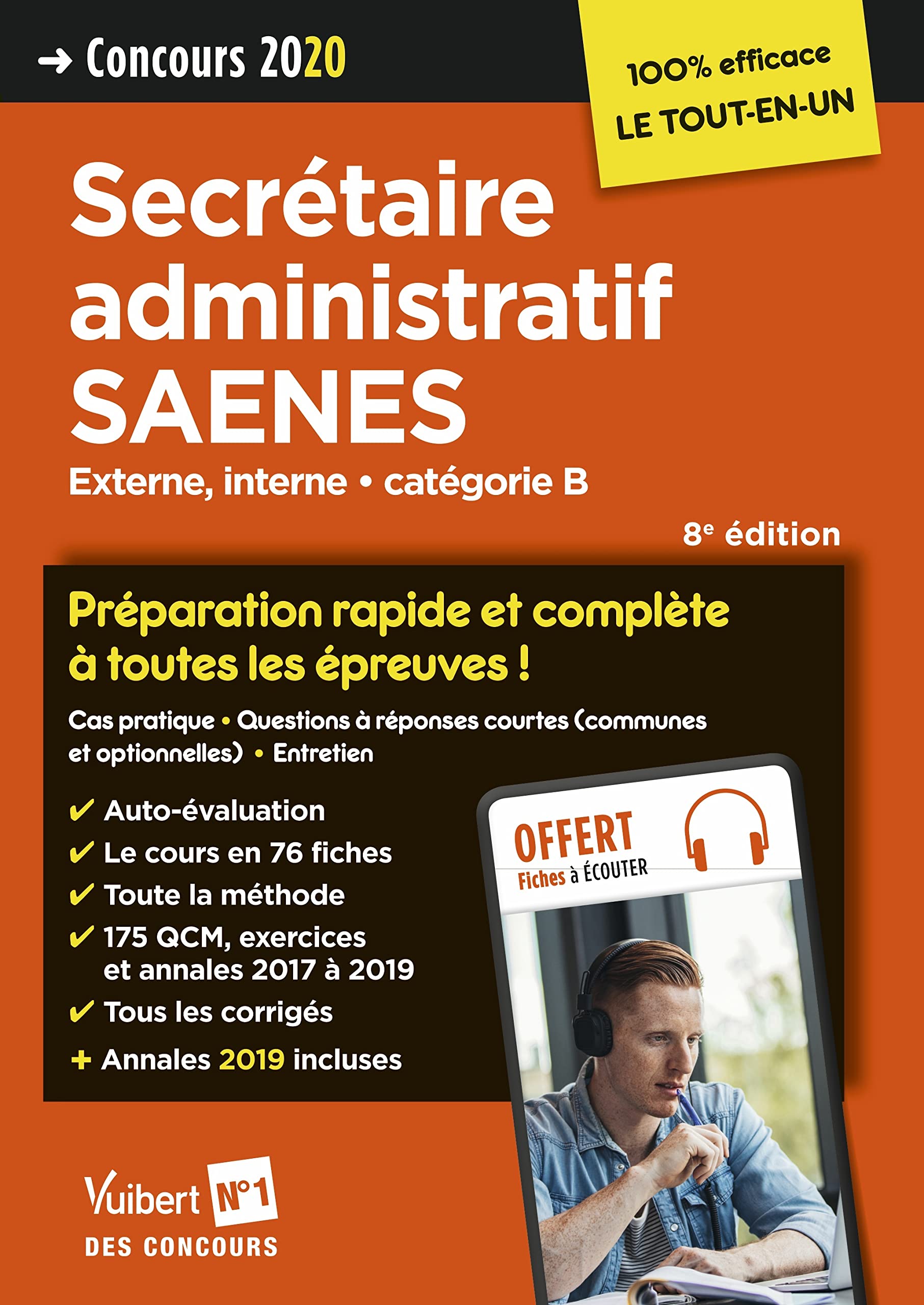 Concours Secrétaire administratif et SAENES - Catégorie B: Concours 2020 9782311206227