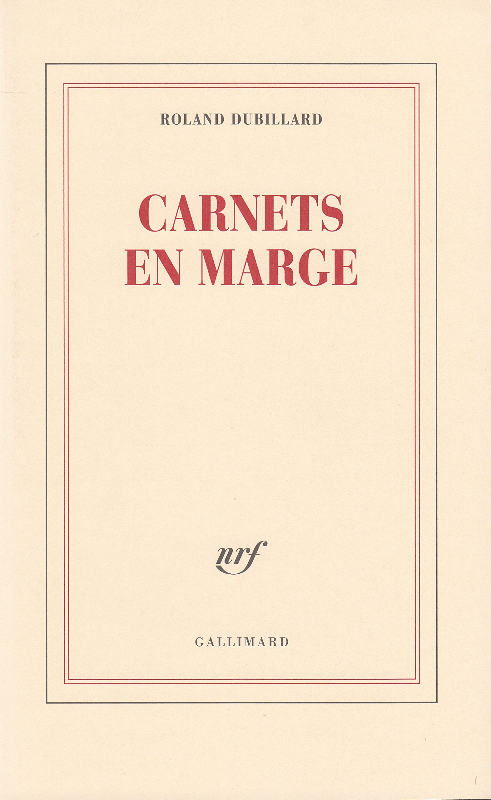 Carnets en marge 9782070752997