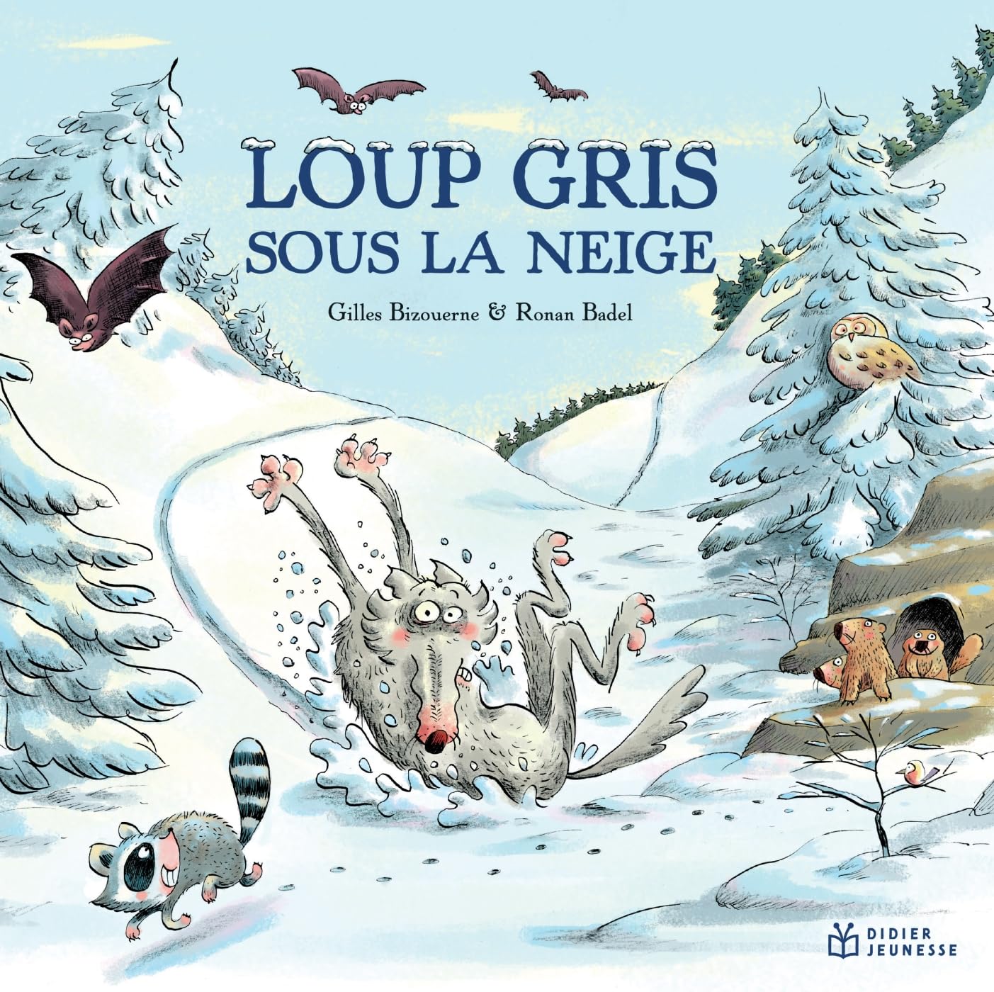 Loup gris sous la neige 9782278130795