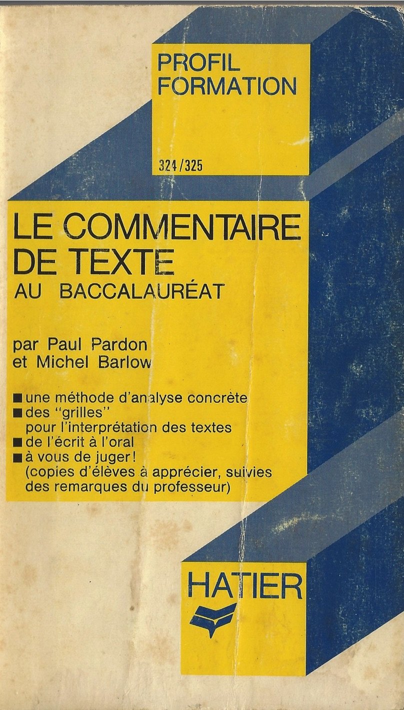 Le commentaire de texte au baccalauréat 9782218041549