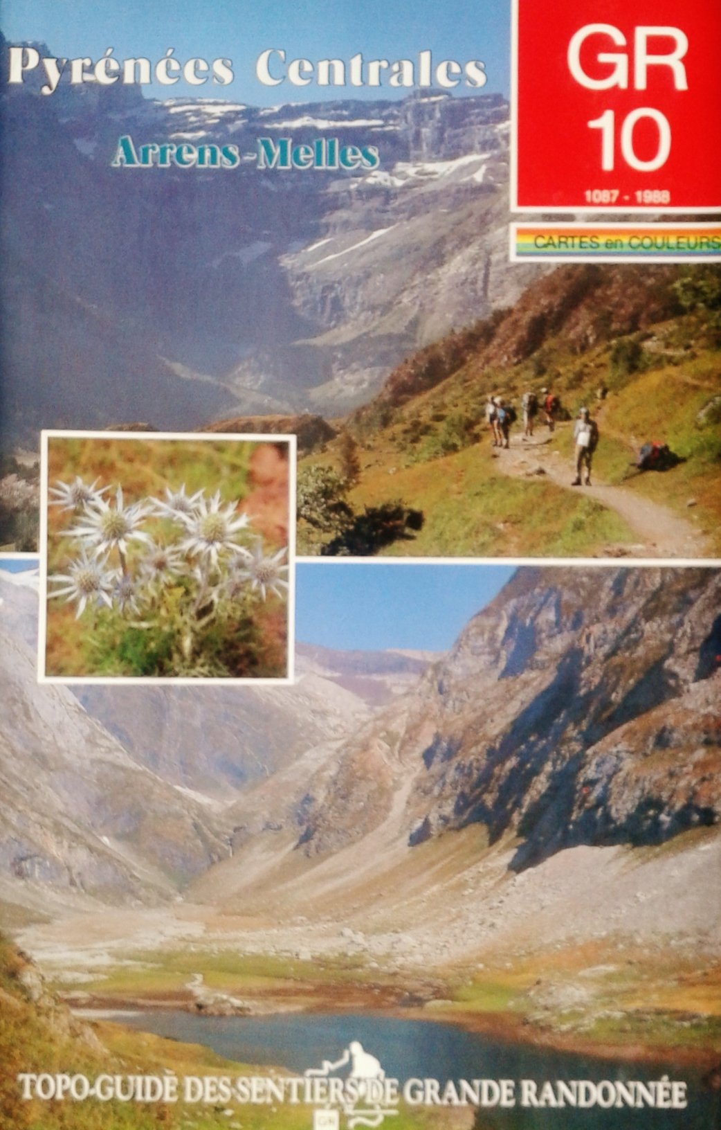 Gr 10 / sentier des pyrenees, pyrenees centrales et variantes, de arrens a melles 9782856994115