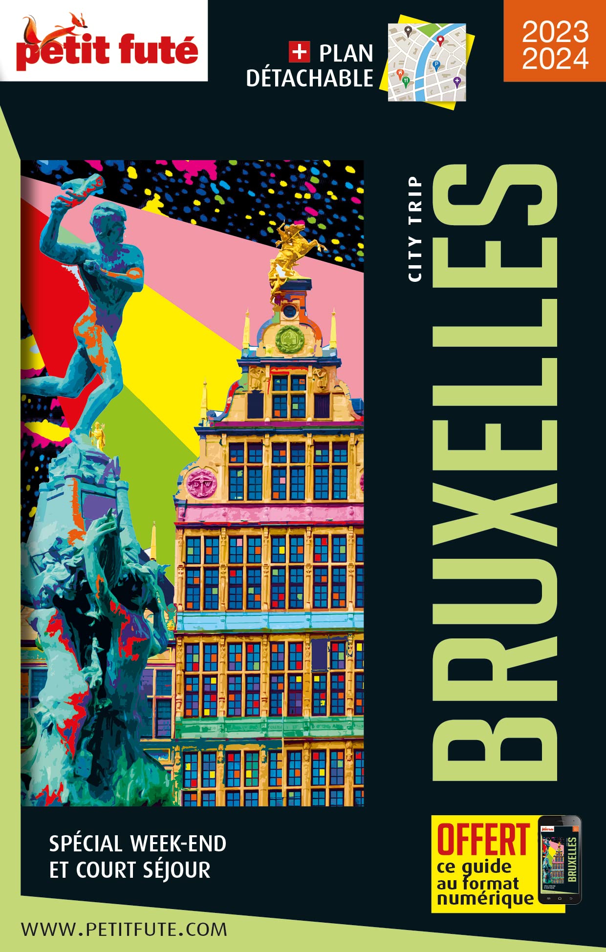 Guide Bruxelles 2021 City trip Petit Futé 9782305037912