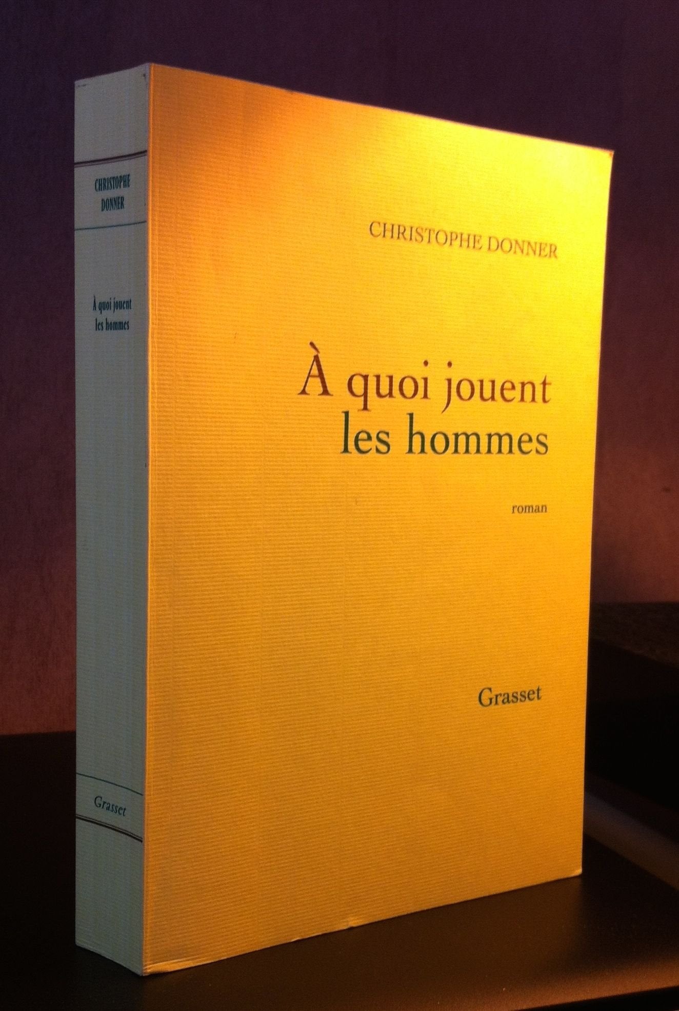 A quoi jouent les hommes: roman 9782246725916