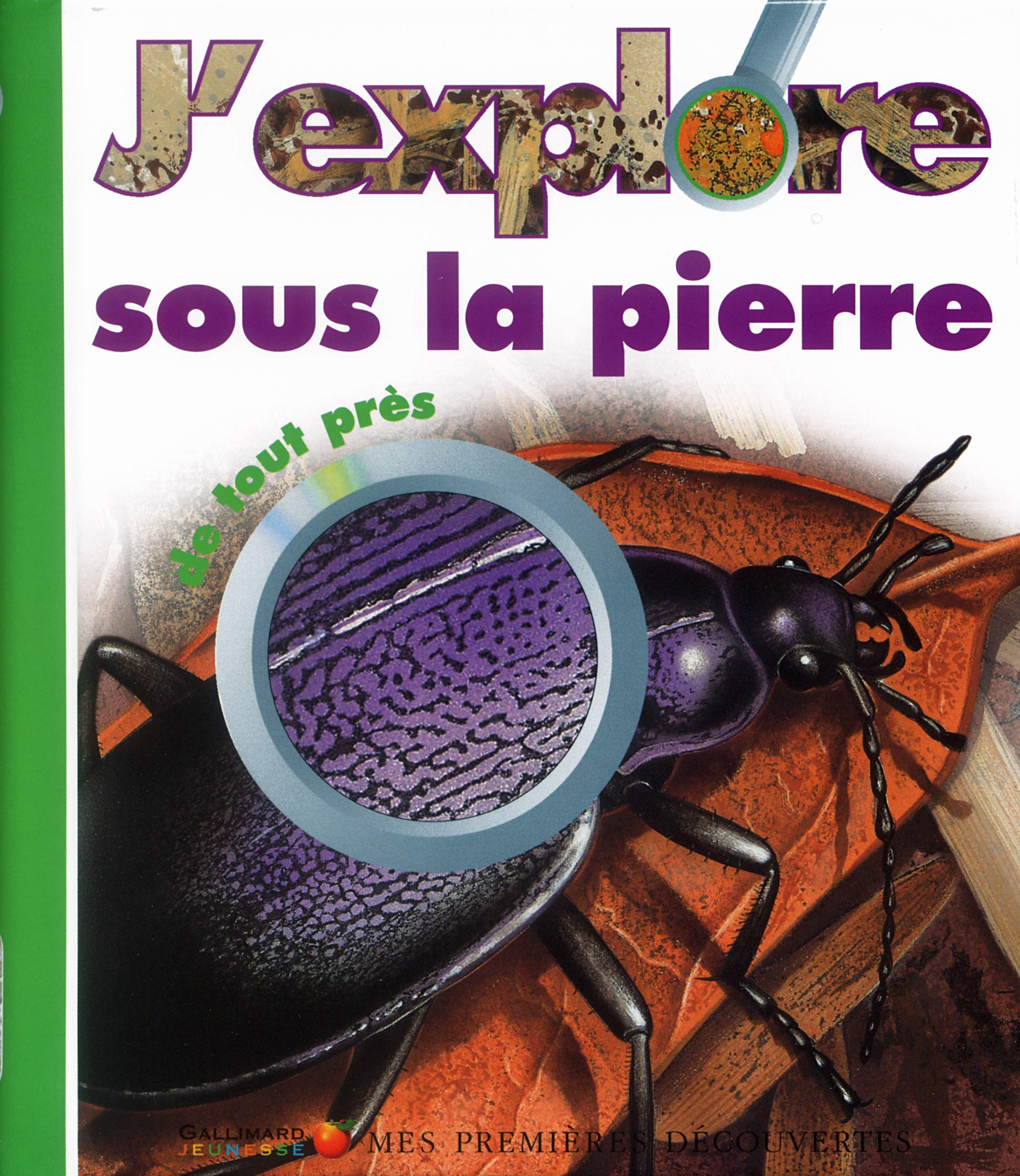 J'explore sous la pierre de tout près 9782070537501