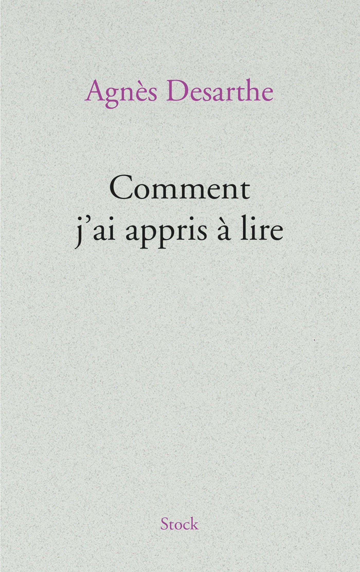 COMMENT J'AI APPRIS A LIRE 9782234071667