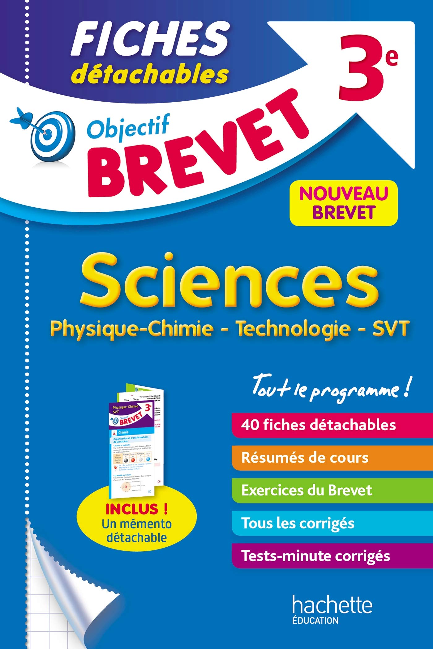 Physique-Chimie Technologie SVT 3e: Fiches 9782017082088