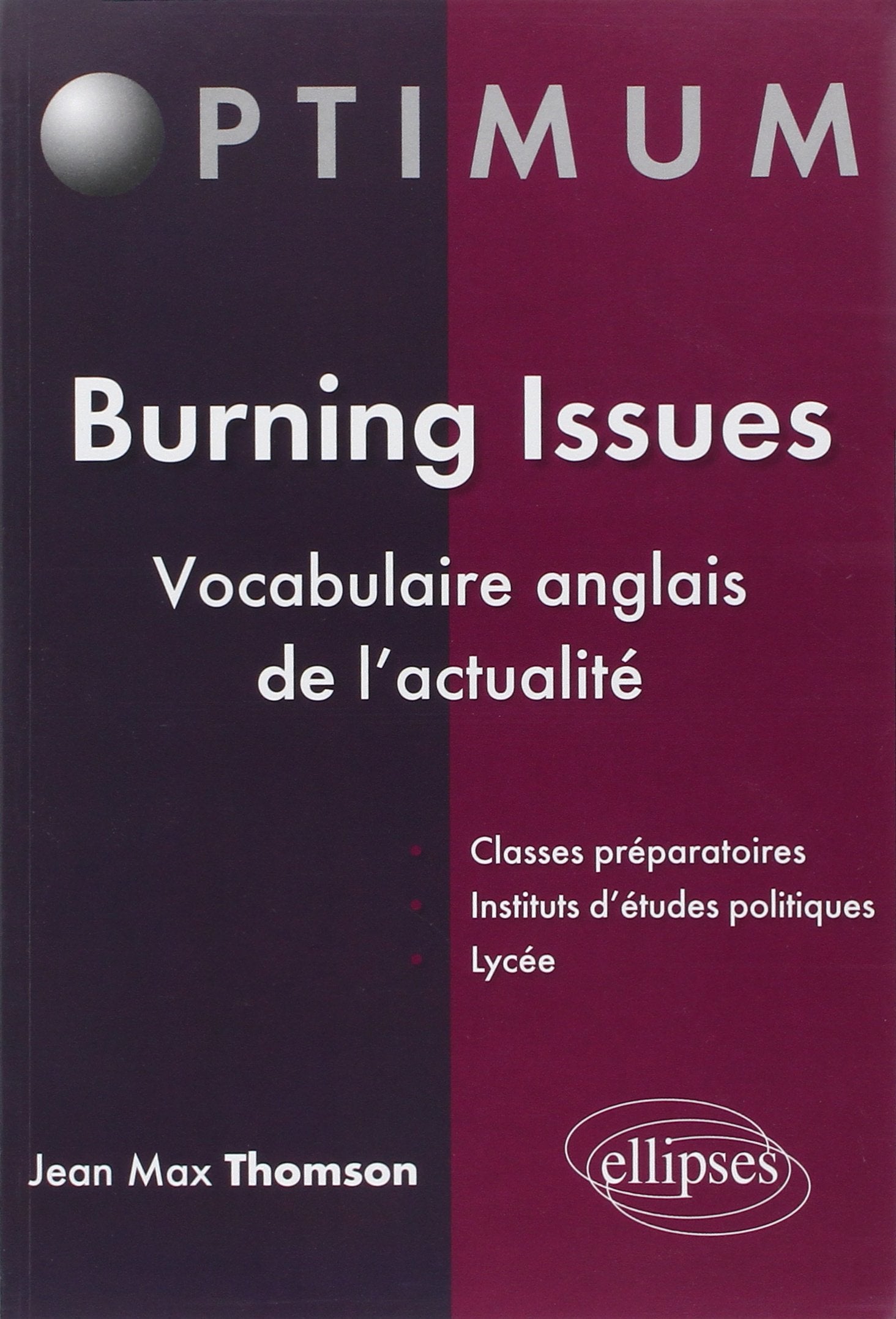 Burning Issues: Vocabulaire anglais de l'actualité 9782729878832