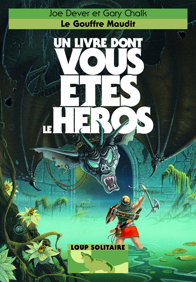 LE GOUFFRE MAUDIT - UN LIVRE DONT VOUS ETES LE HEROS - LOUP SOLITAIRE 4 9782070647354