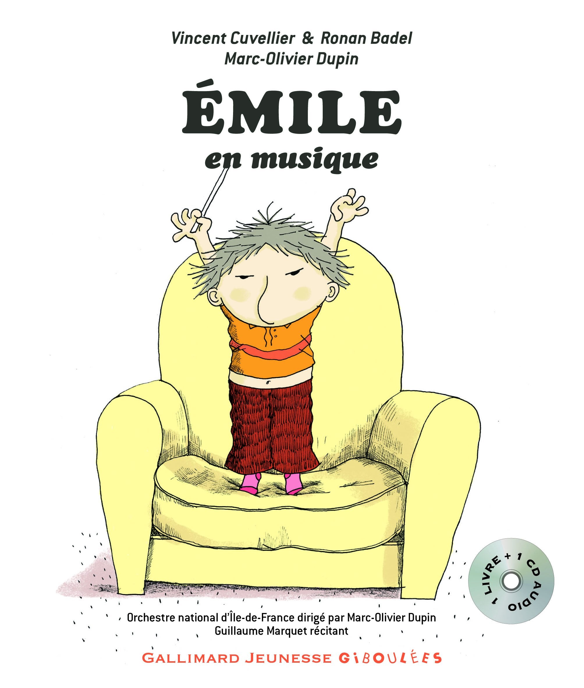 EMILE EN MUSIQUE LIVRE-CD 9782070669332