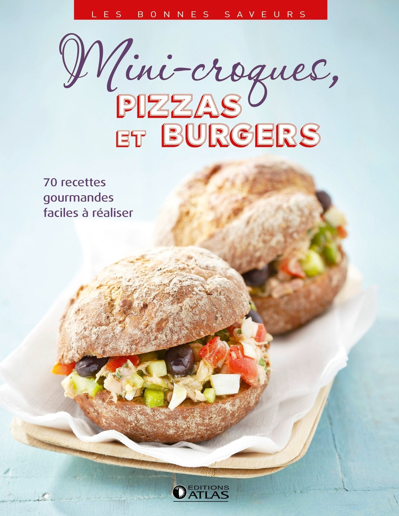 Mini-croques, pizzas et burgers 9782344006610