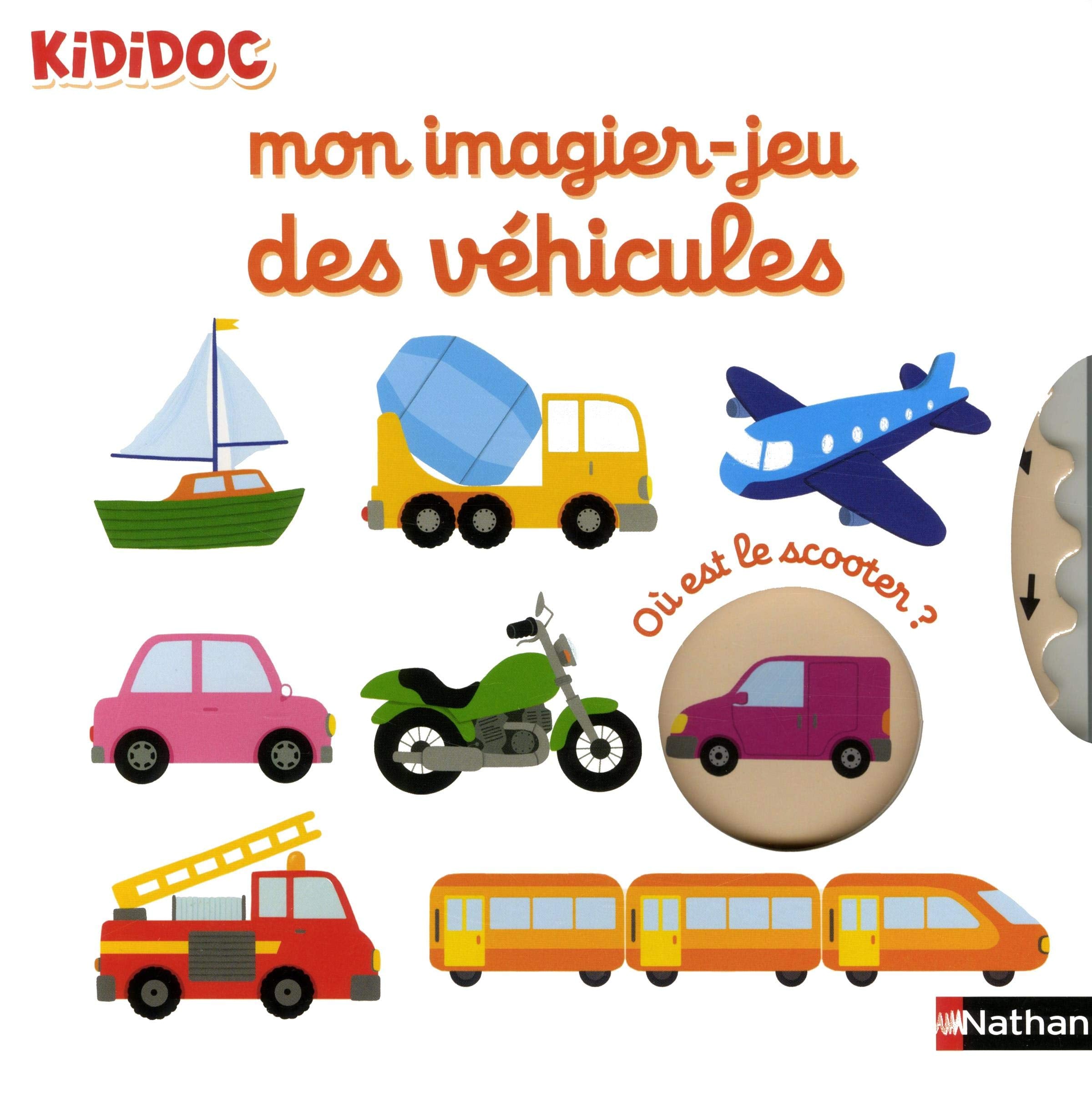 Mon imagier-jeu des véhicules - Kididoc dès 1 an 9782092578117