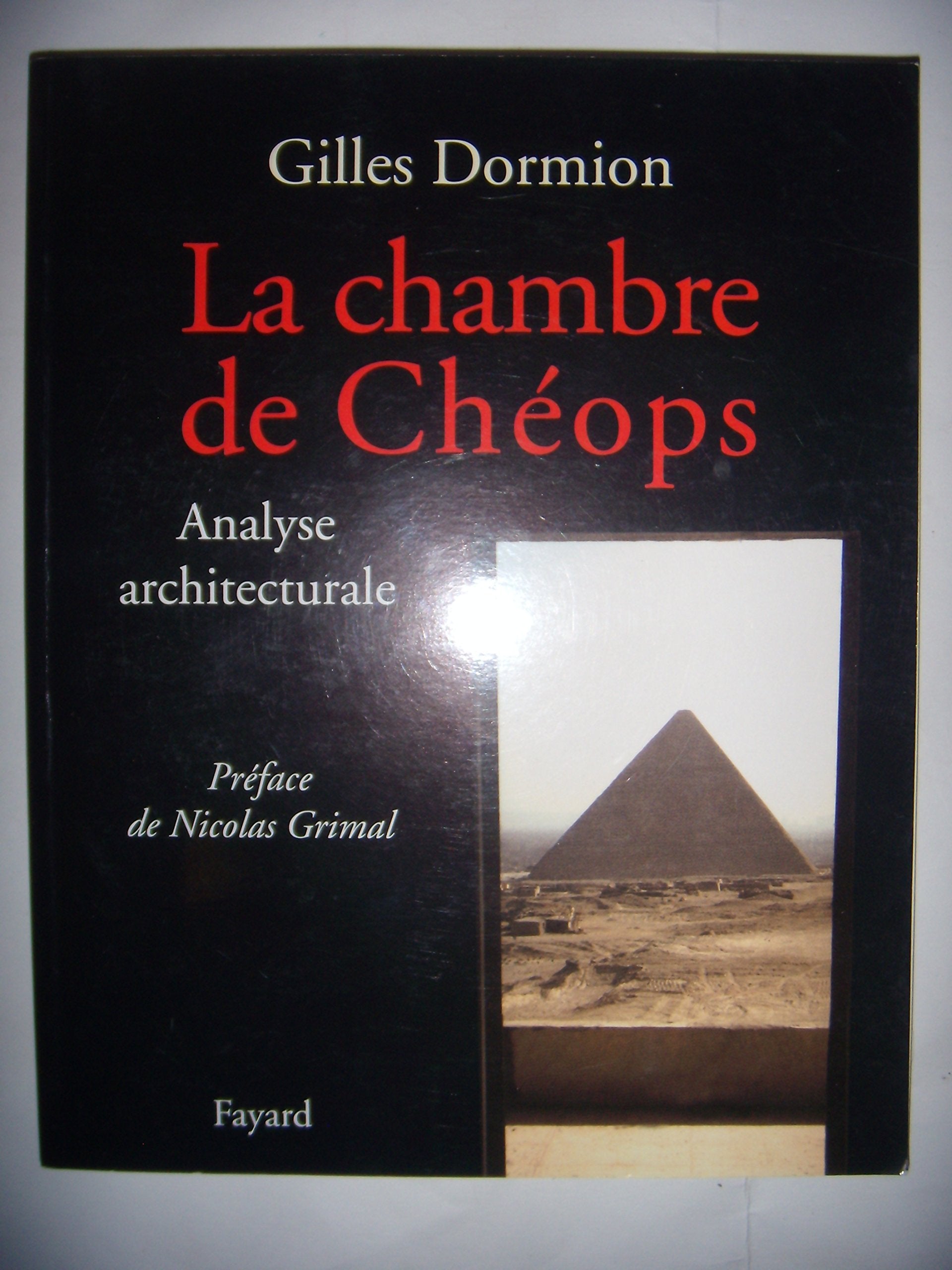 La chambre de Chéops 9782213622293