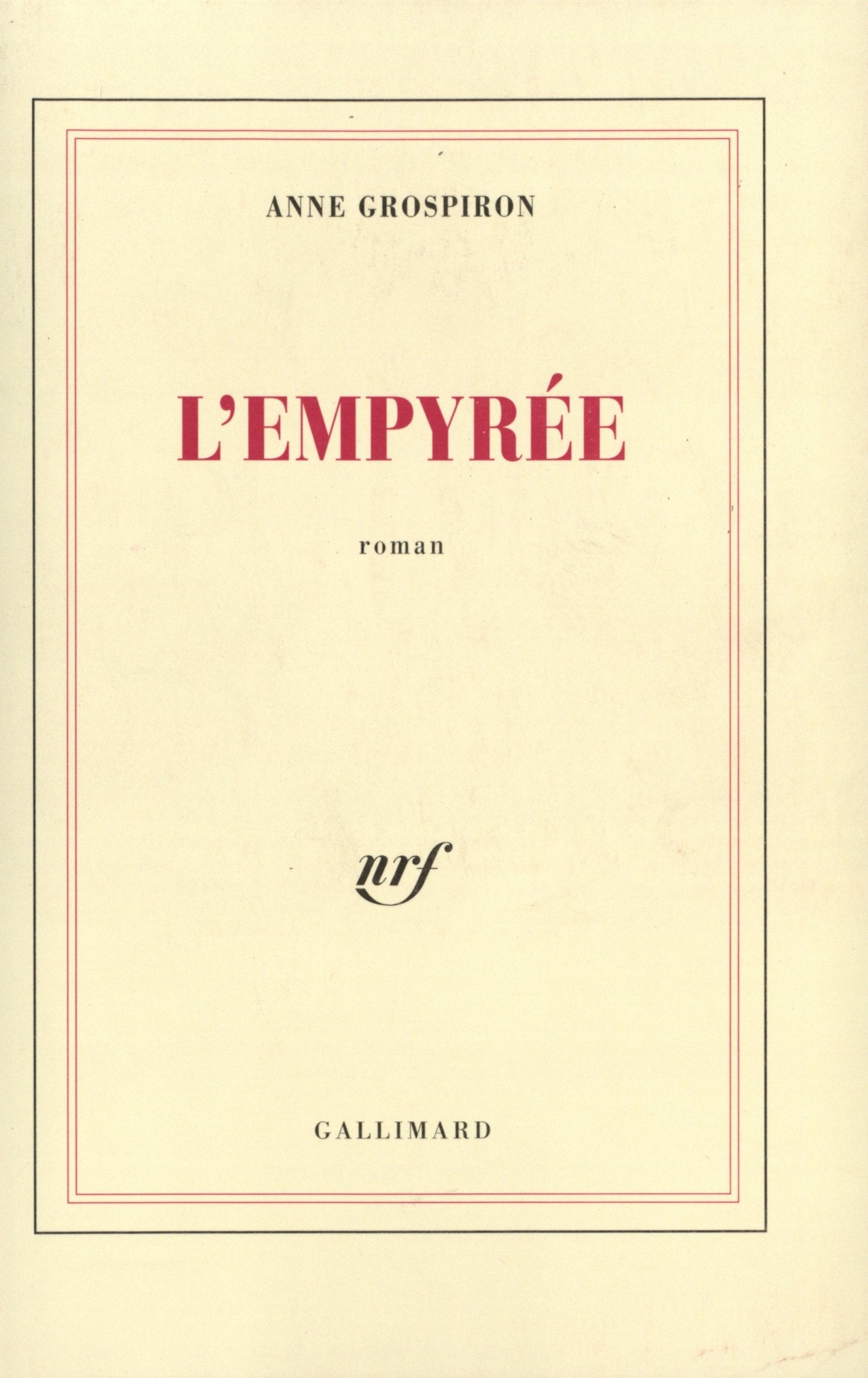 L'Empyrée 9782070736553