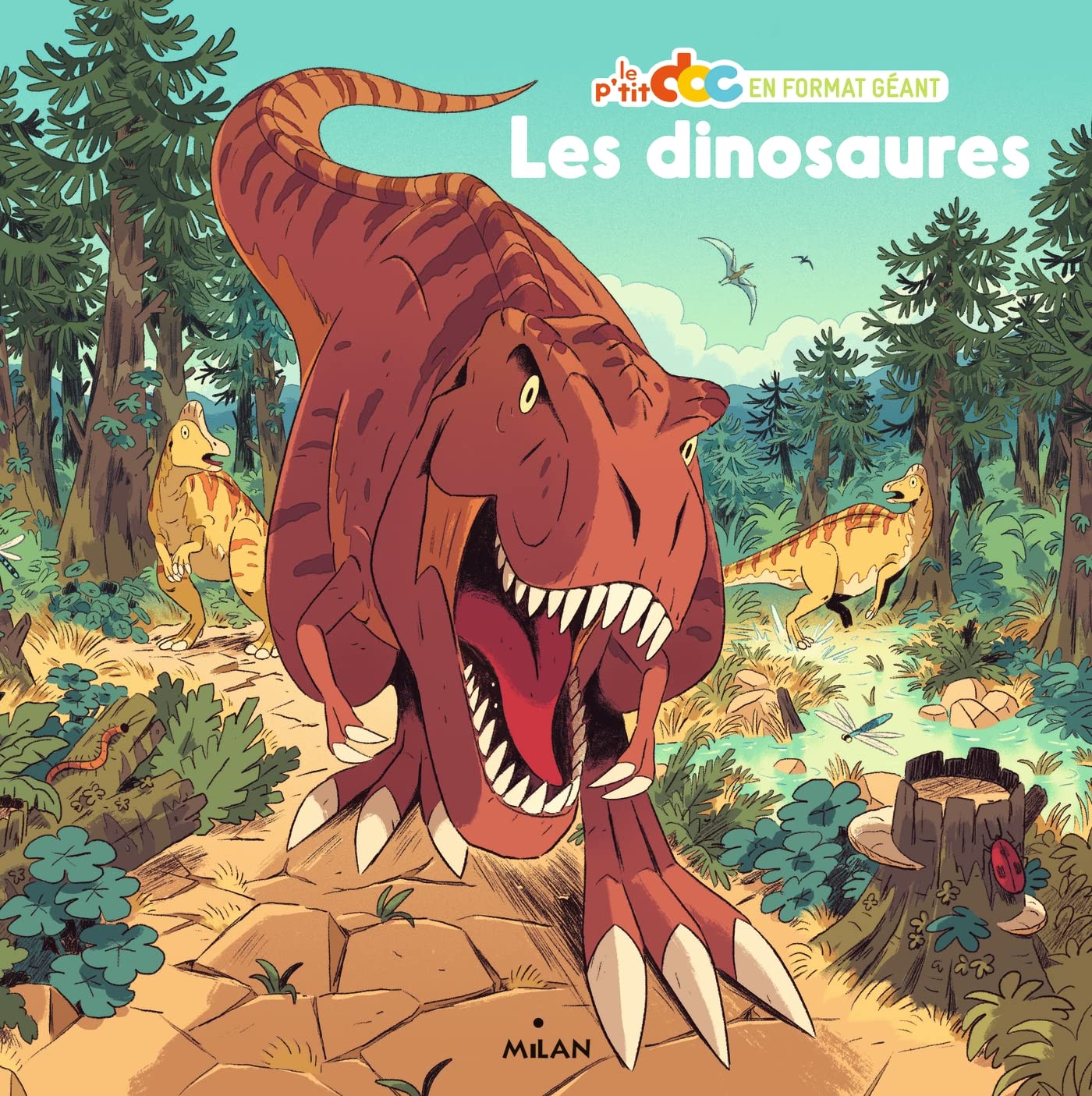 Les dinosaures - format géant 9782408024147