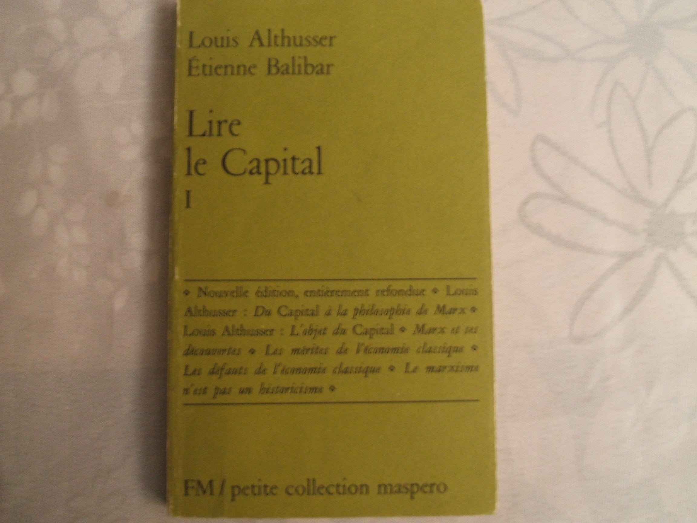 Lire le Capital 1