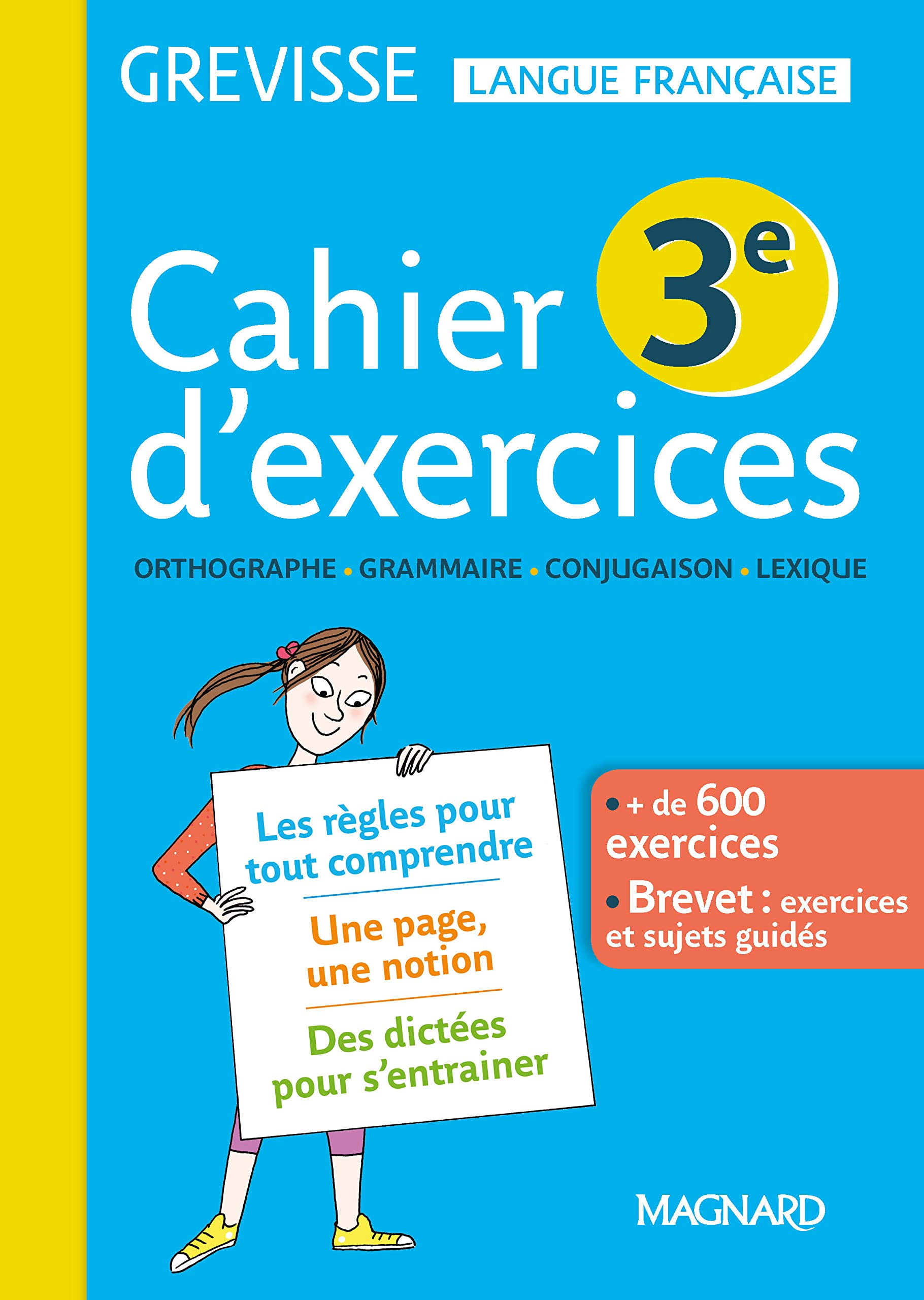 Cahier Grevisse - Français - 3e - Edition 2019 9782210111165