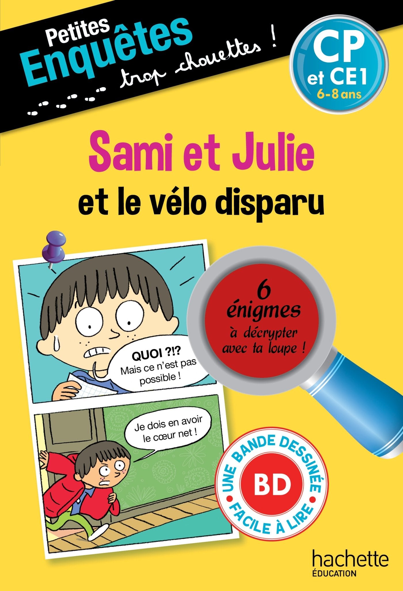 Sami et Julie et le vélo disparu CP et CE1 - Cahier de vacances 9782013950435