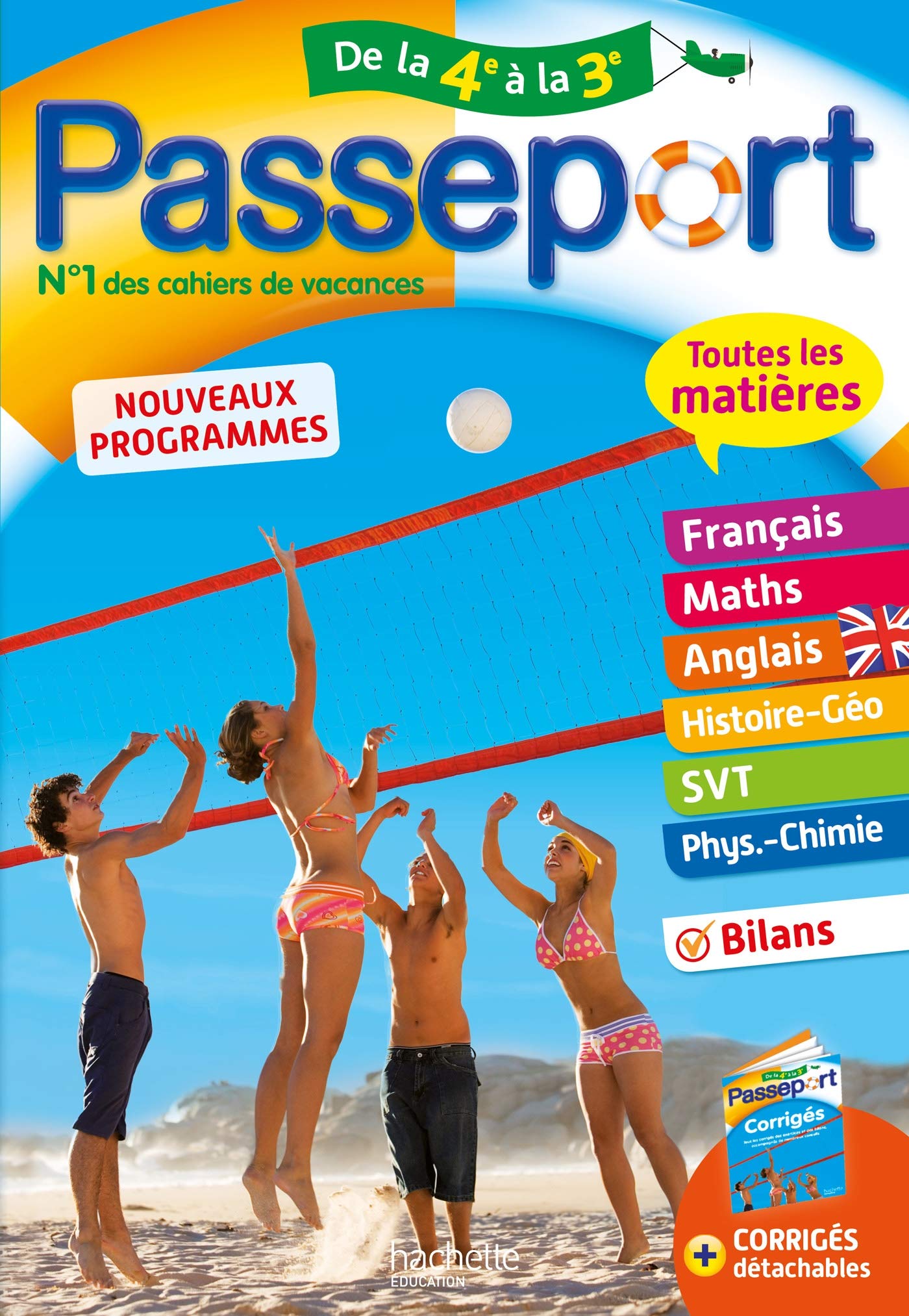 Passeport - Toutes les matières de la 4e à la 3e - Cahier de vacances 2021 9782017017110