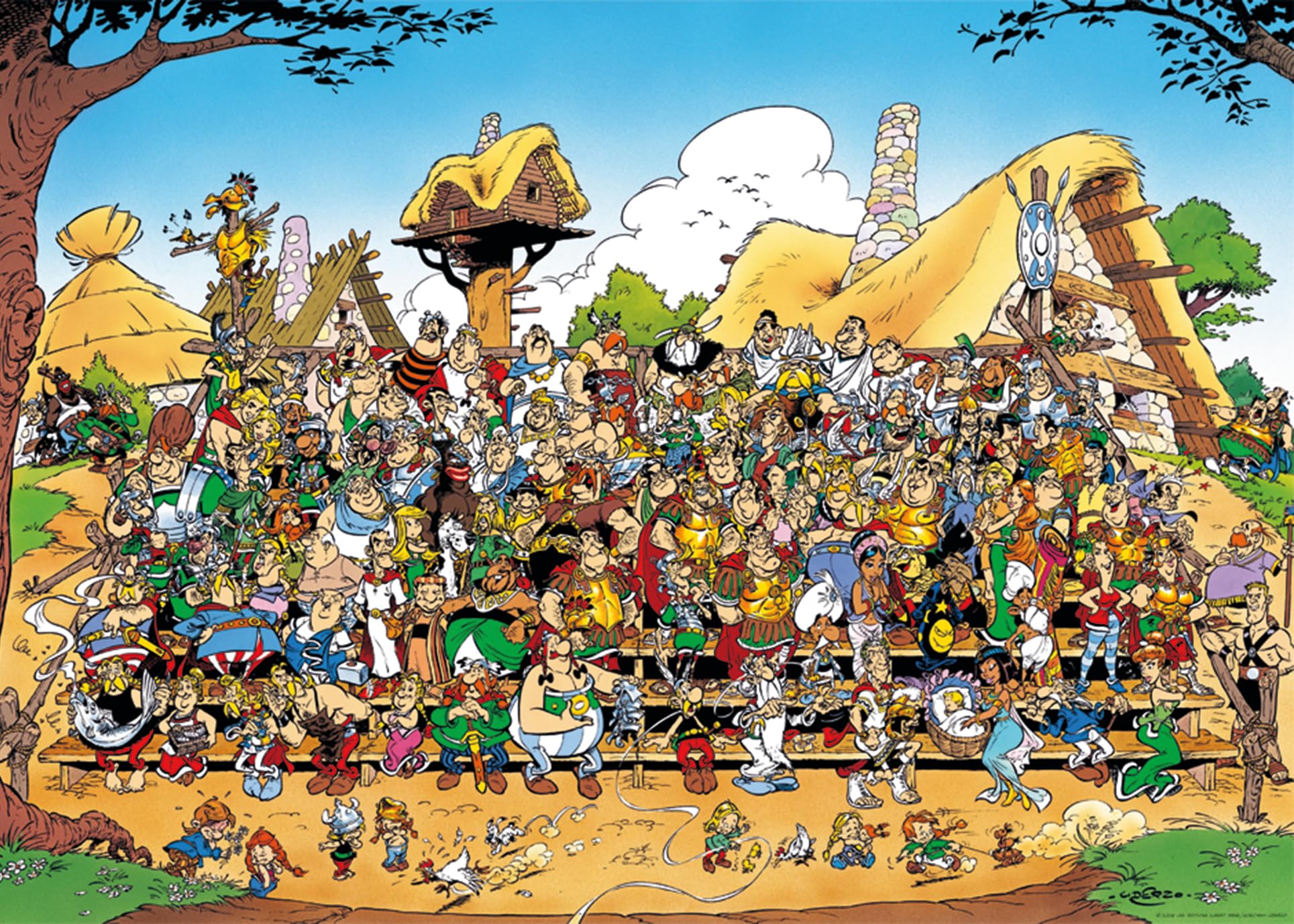Ravensburger - Puzzle Adulte - Puzzle 1000 pièces - Photo de Famille - Astérix - Adultes et Enfants à partir de 14 Ans - Puzzle de qualité supérieure - Bande Dessinée/BD Astérix - 12000473 4005555004738
