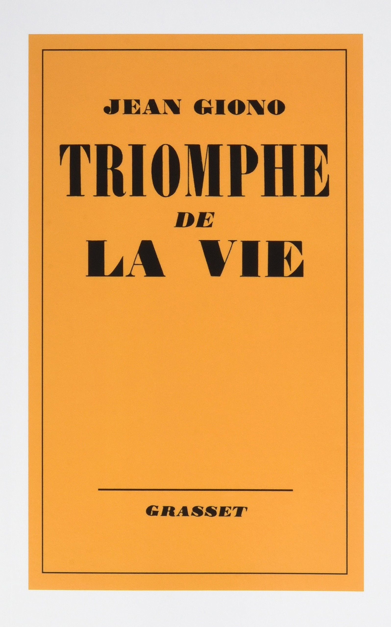 Triomphe de la vie 9782246123514
