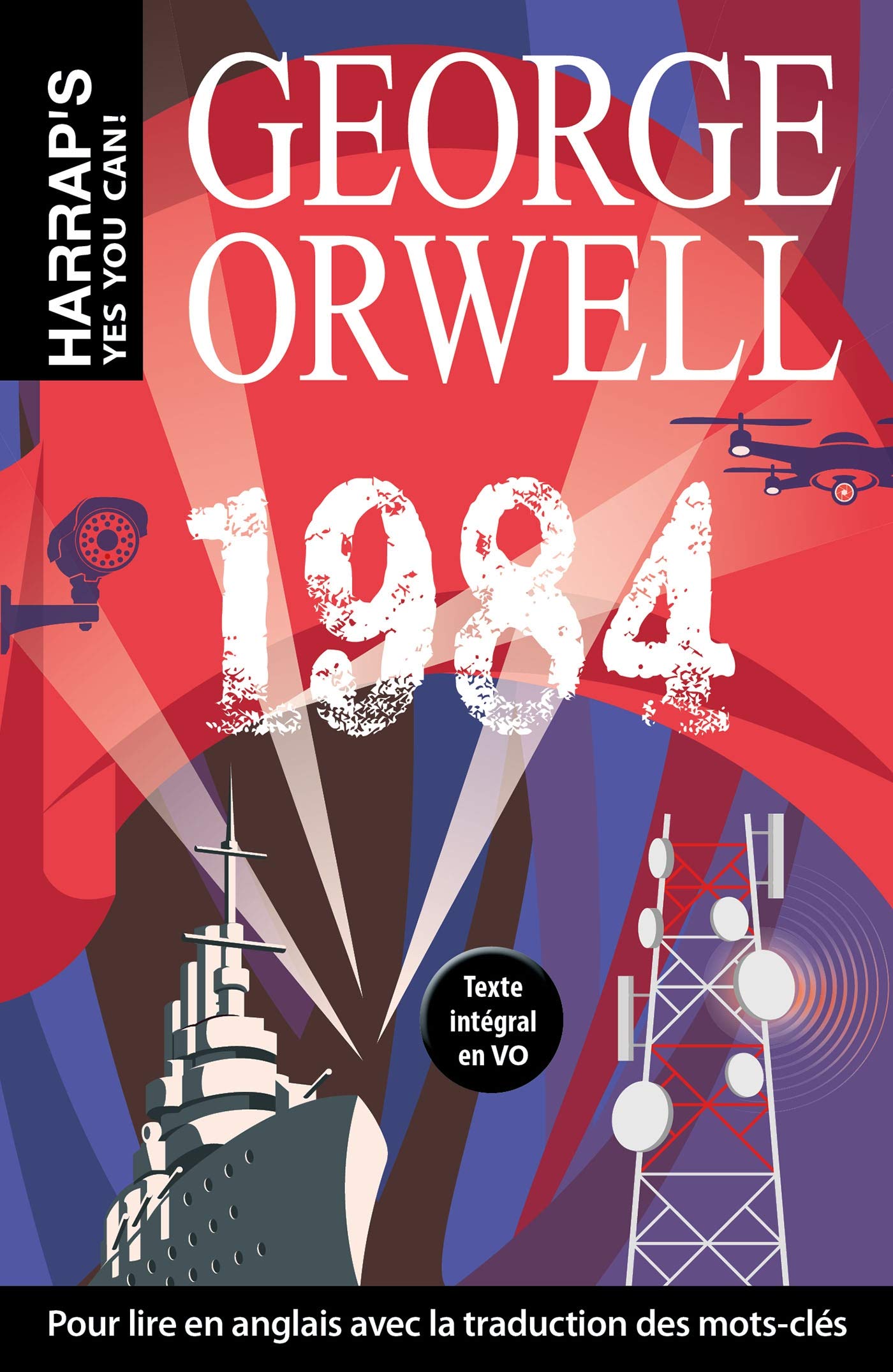 1984 - George Orwell (Anglais avec traduction des mots-clés en Français) 9782818707517
