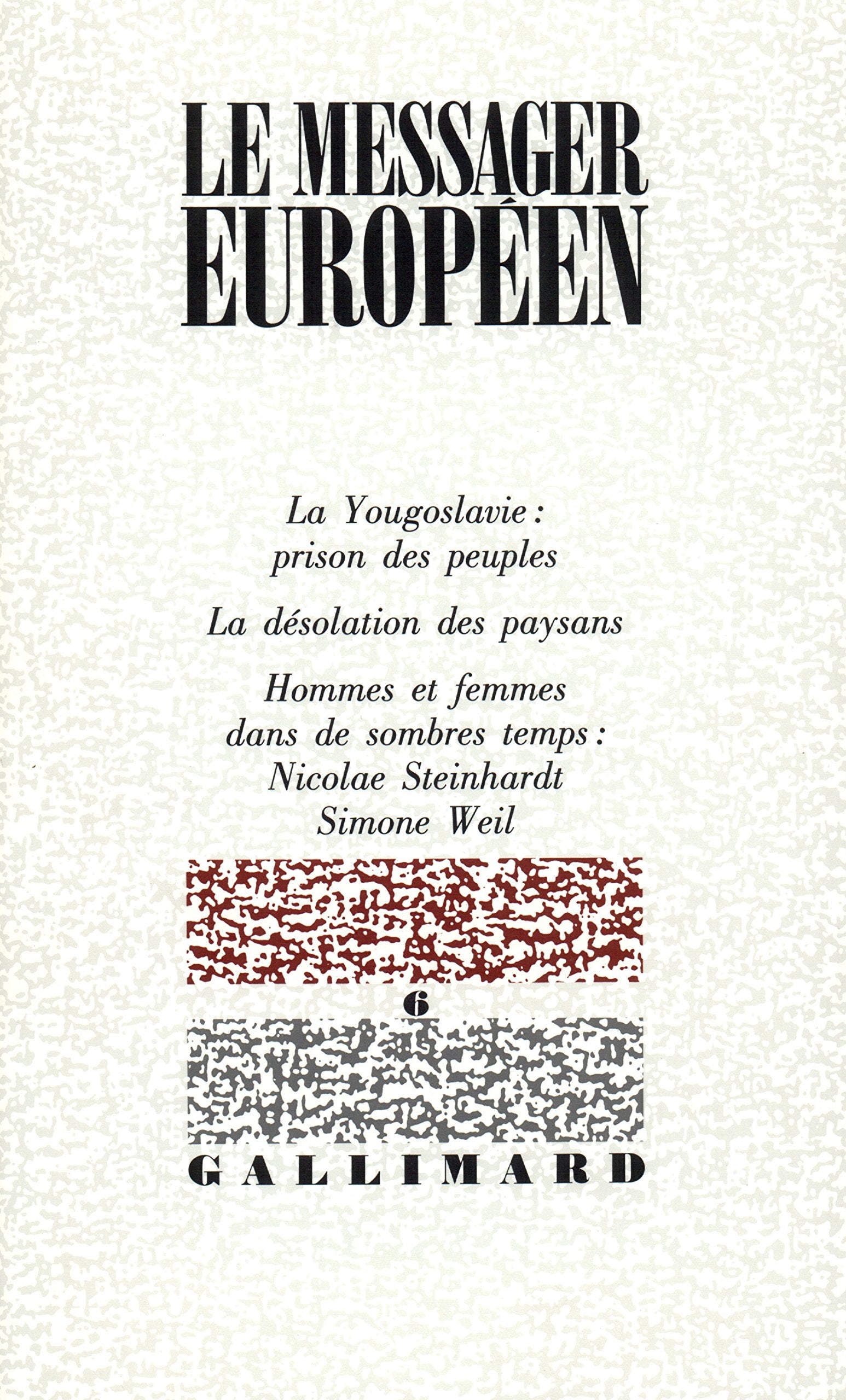 Le Messager européen 9782070728664
