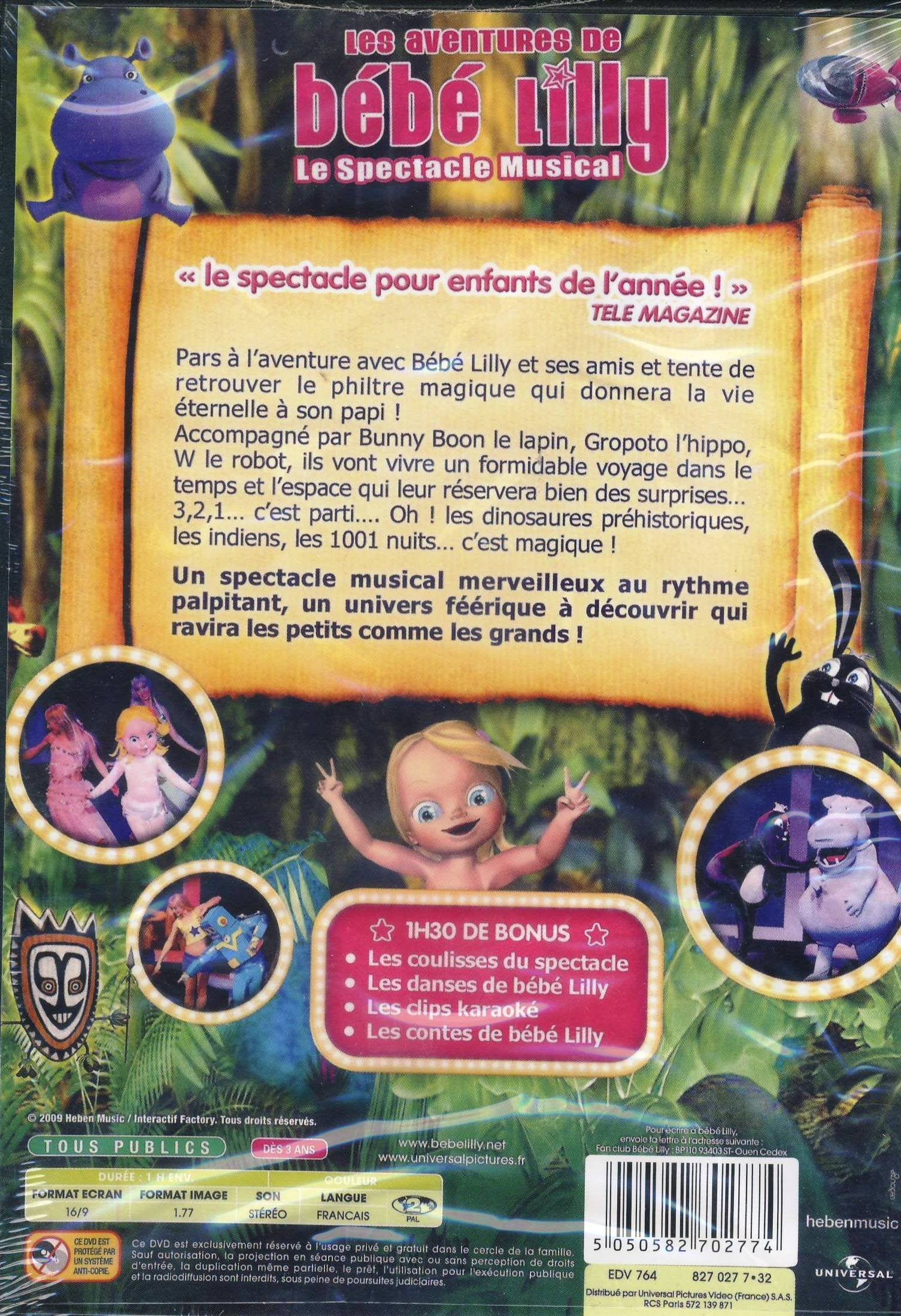 Les Aventures de bébé Lilly - Le spectacle musical 5050582702774