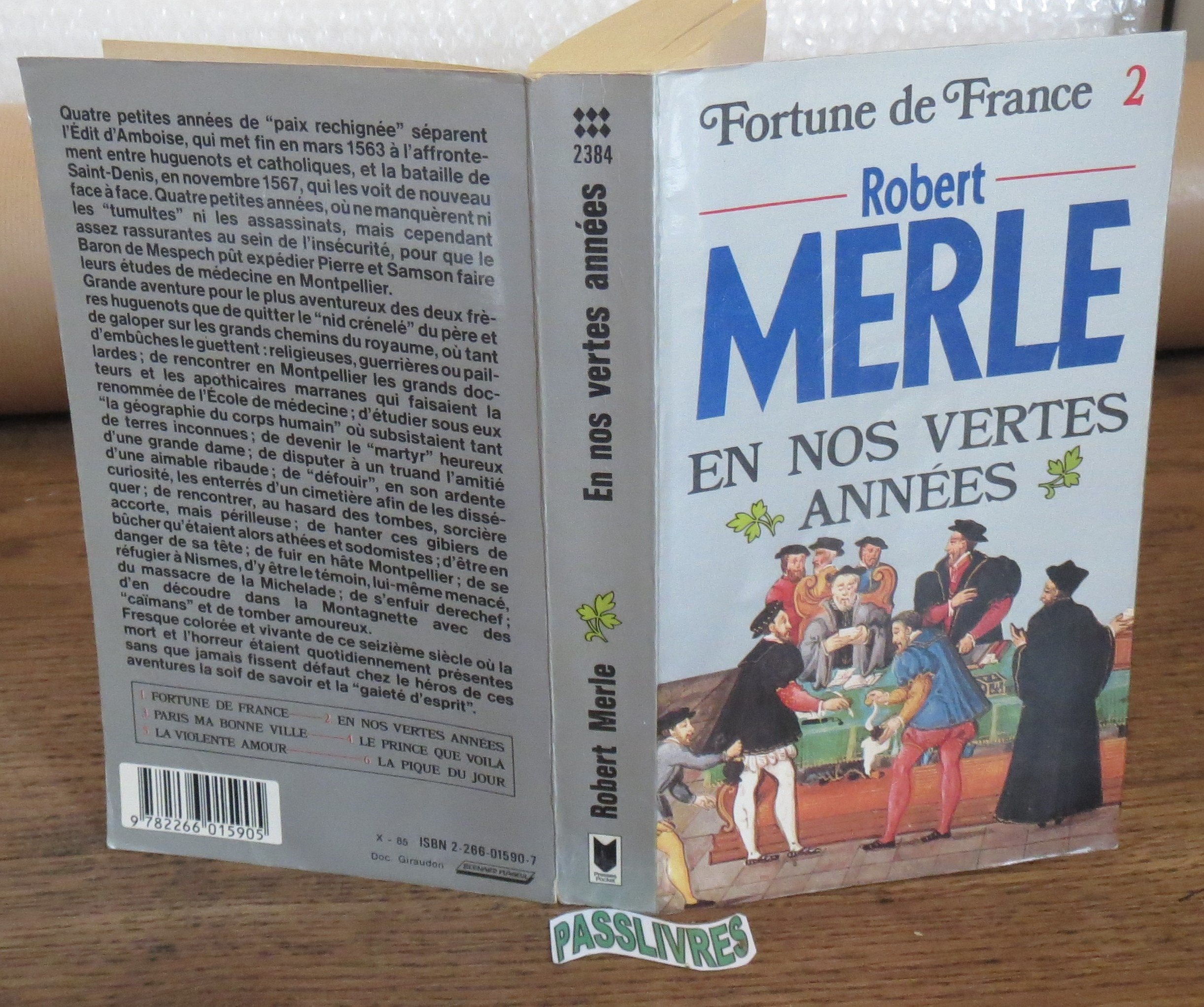 Fortunes de France - 2, En nos vertes années 9782266015905