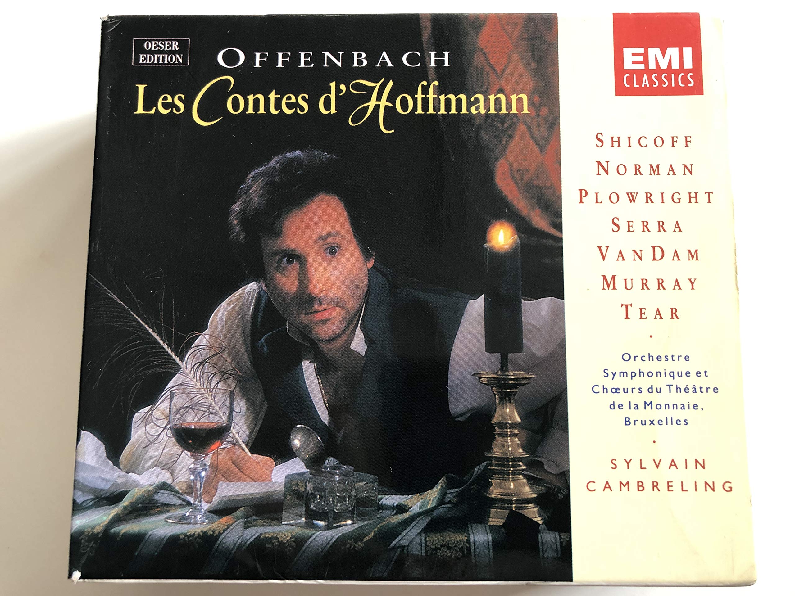 Offenbach - Les Contes d'Hoffmann / Shicoff · Norman · Plowright · Serra · Van Dam · Murray · Tear · La Monnaie · Cambreling 0077774964128