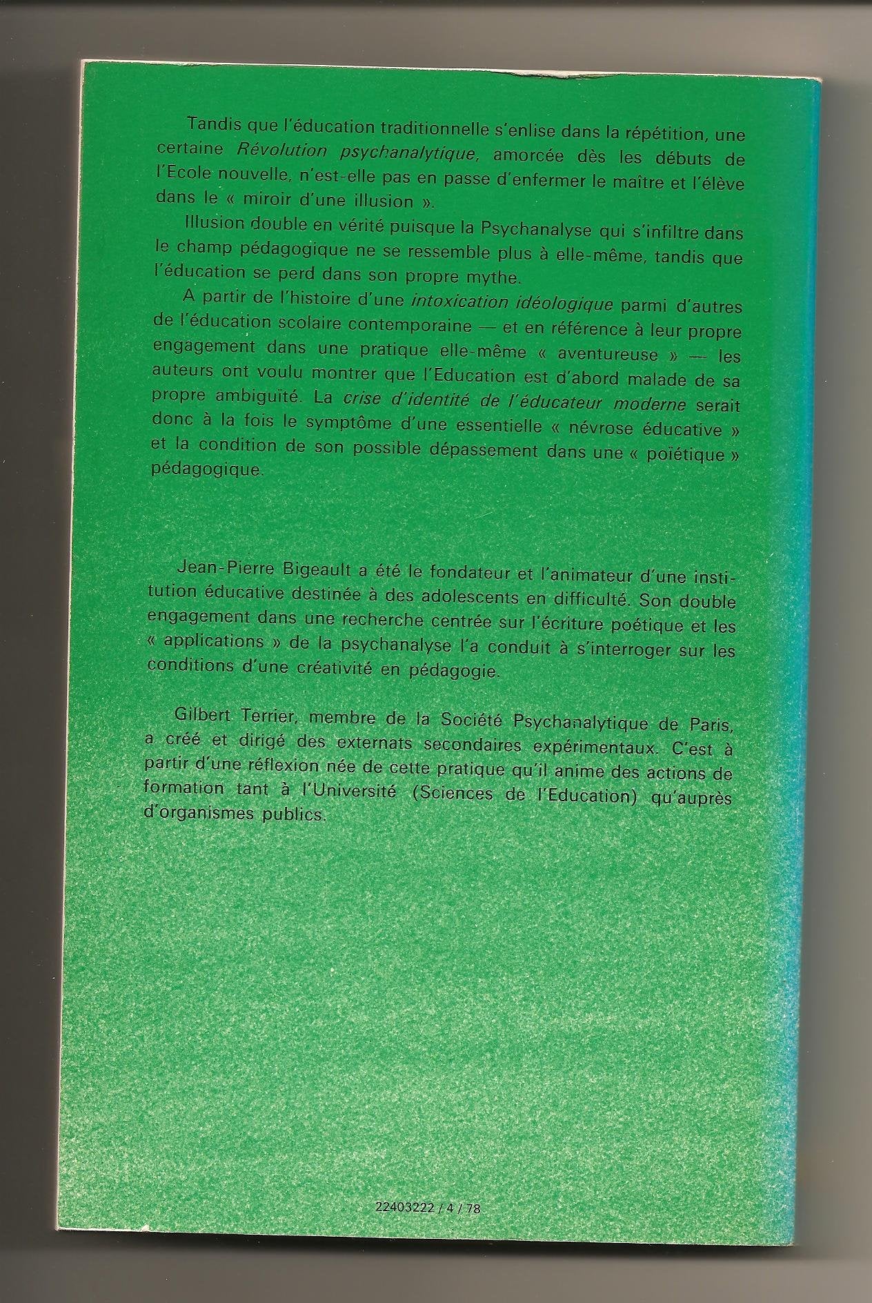 L'iIllusion psycha.en éducation 9782130356653
