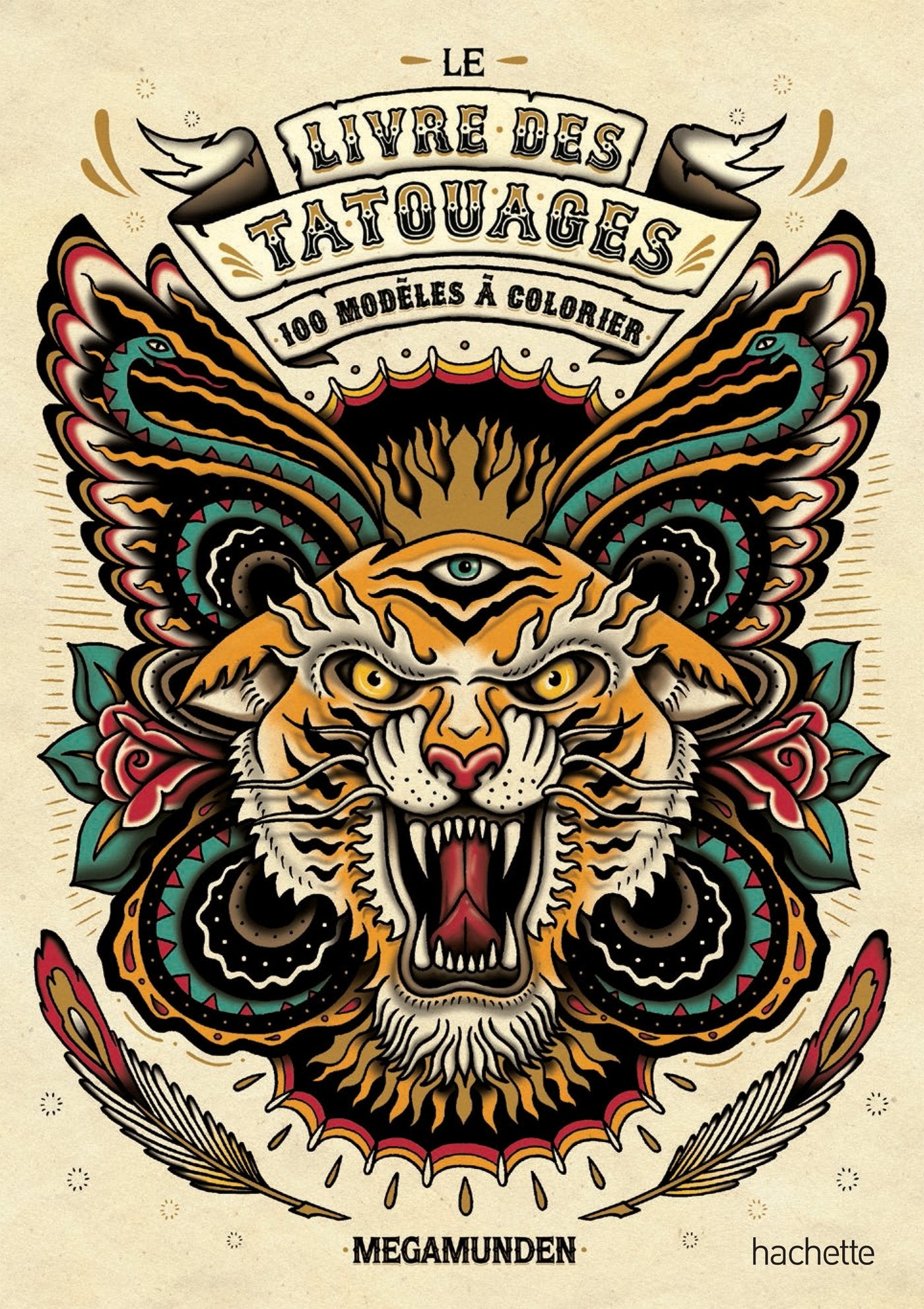 Le livre des tatouages: 100 modèles à colorier 9782012314504