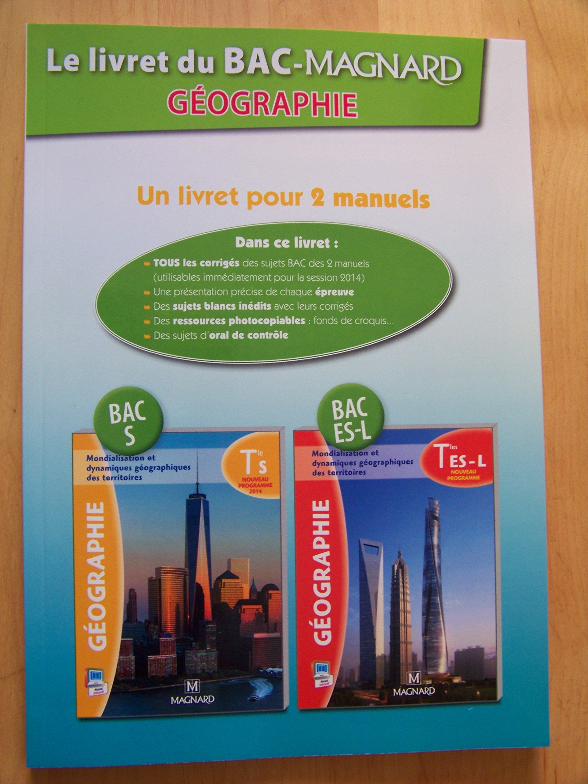 Le livret du BAC-MAGNARD GEOGRAPHIE 9782210102200