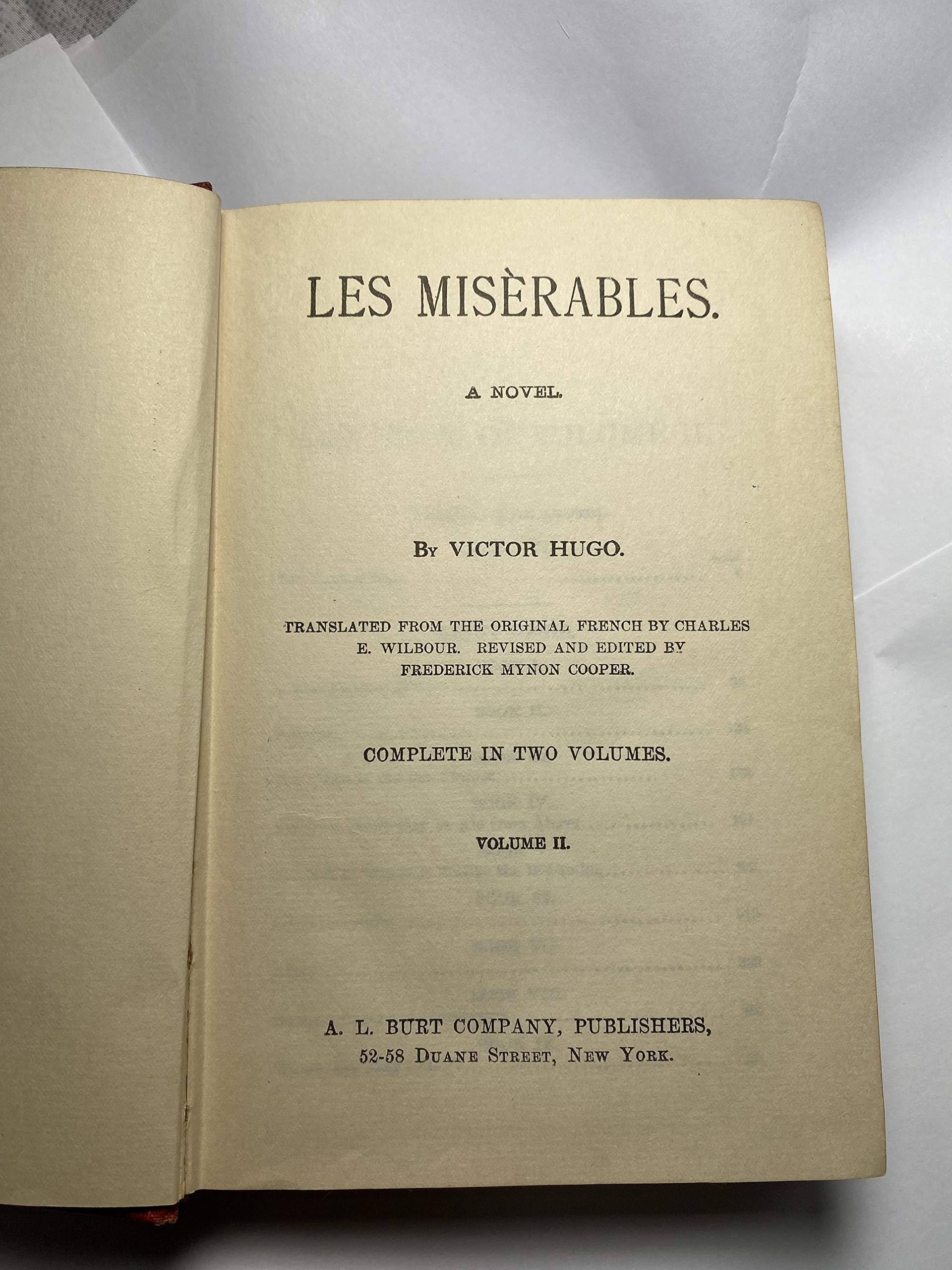 LES MISERABLES.