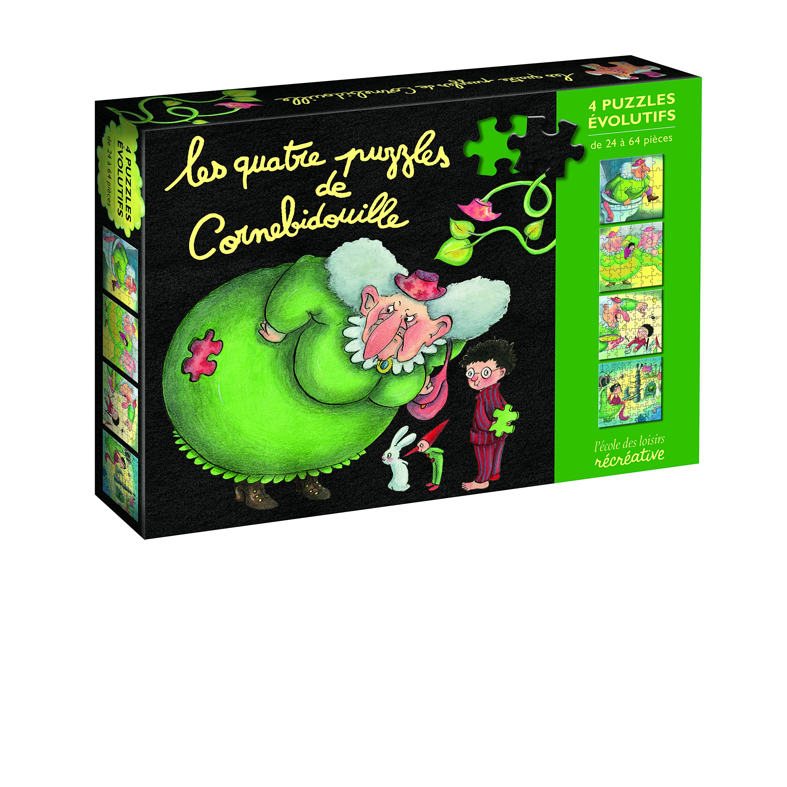 Les quatre puzzles évolutifs de Cornebidouille 3127020501588