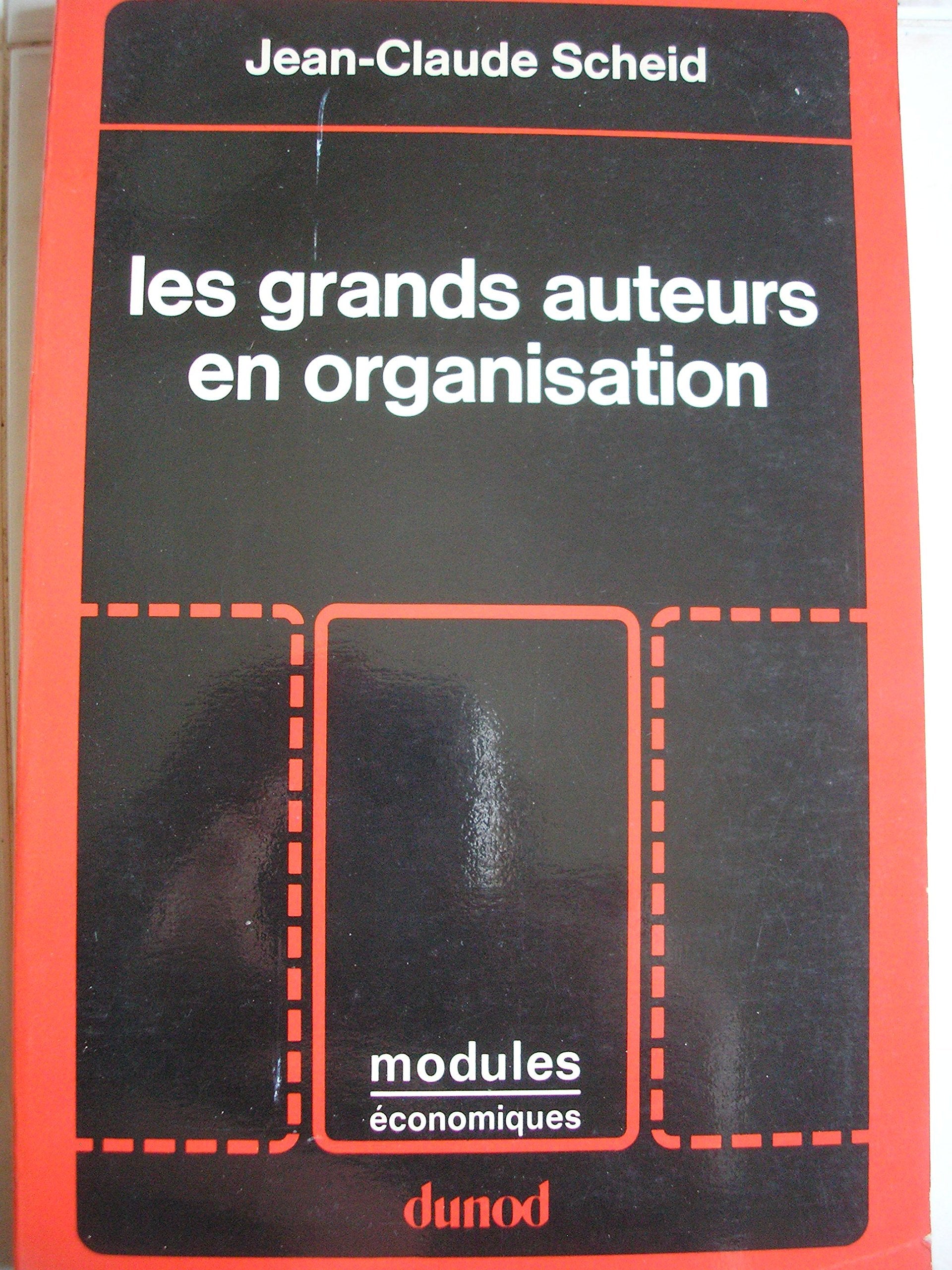 Les grands auteurs en organisation 9782040112714