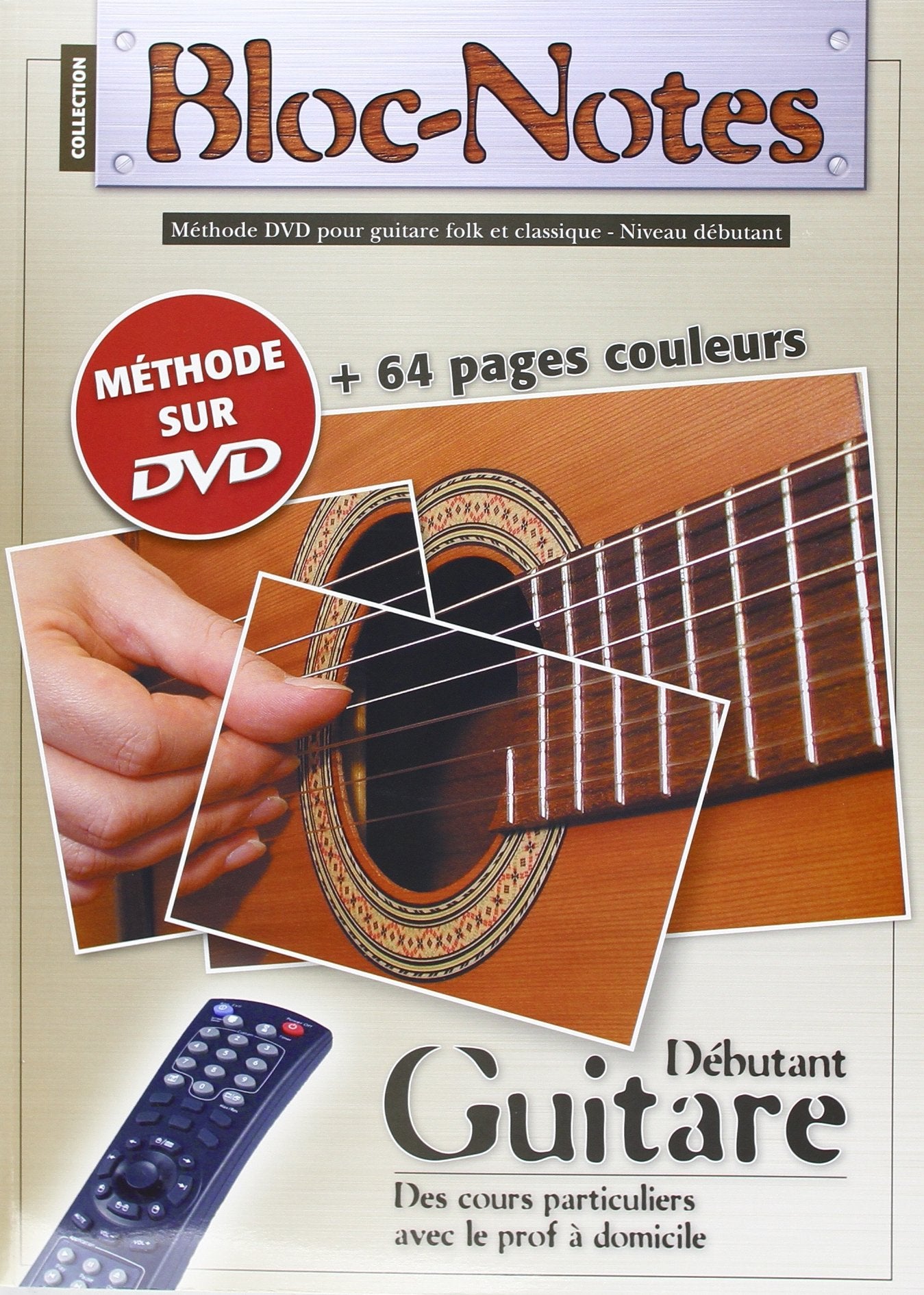Bloc notes guitare acoustique methode tab dvd 9790707006313