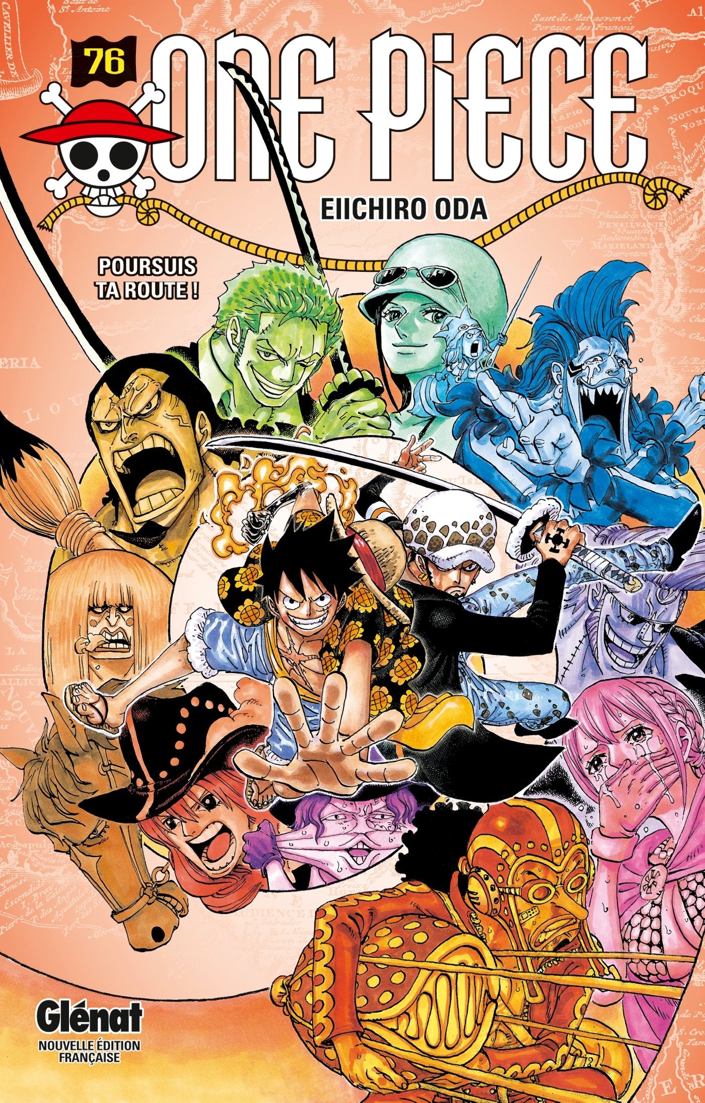 One Piece - Édition originale - Tome 76: Poursuis ta route ! 9782344008423