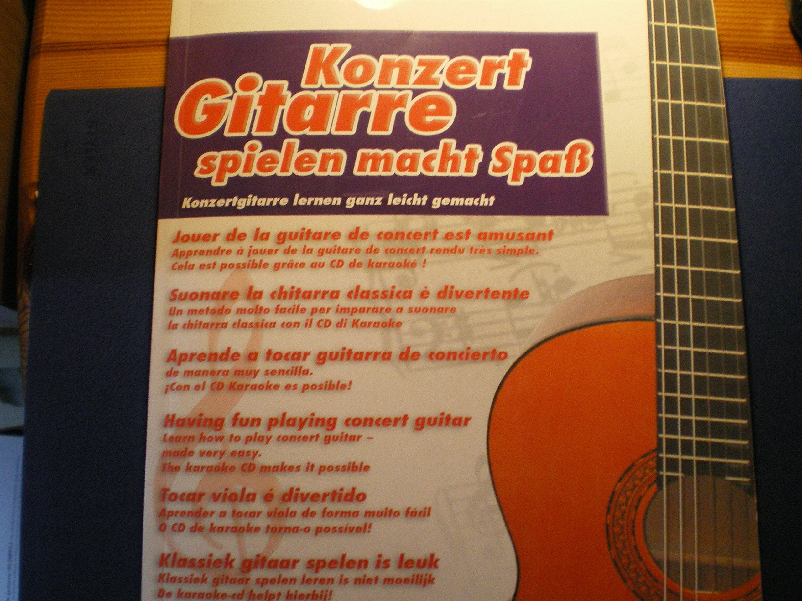 Konzert Gitarre spielen macht spab, suivi de Jouer de la guitarre de concert est amusant, Apprendre à jouer de la guitare de concert rendu très simple etc. 4020833059651