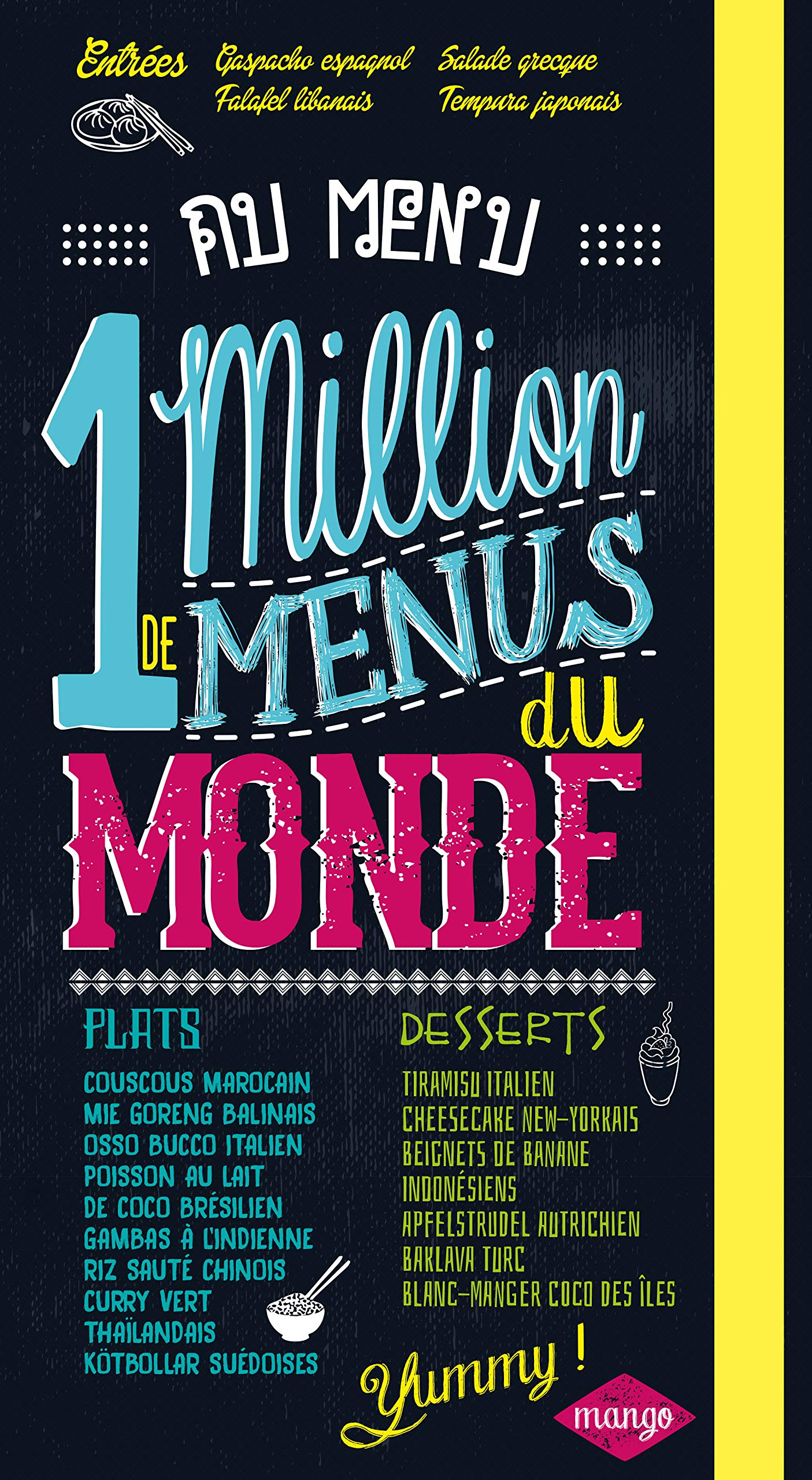 1 MILLION DE MENUS DU MONDE AU CHOIX 9782317006586