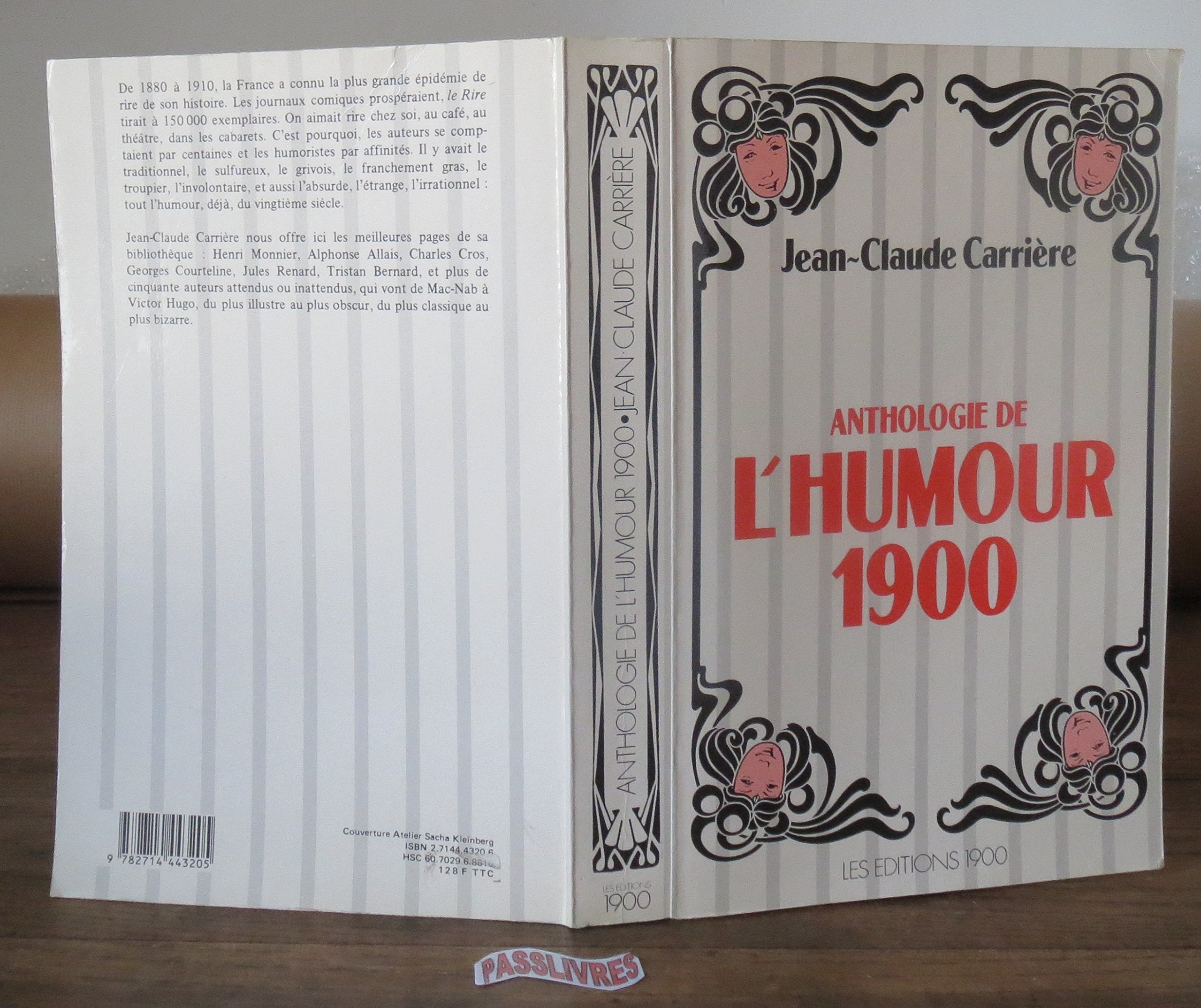 Anthologie de l'humour 1900 9782714443205
