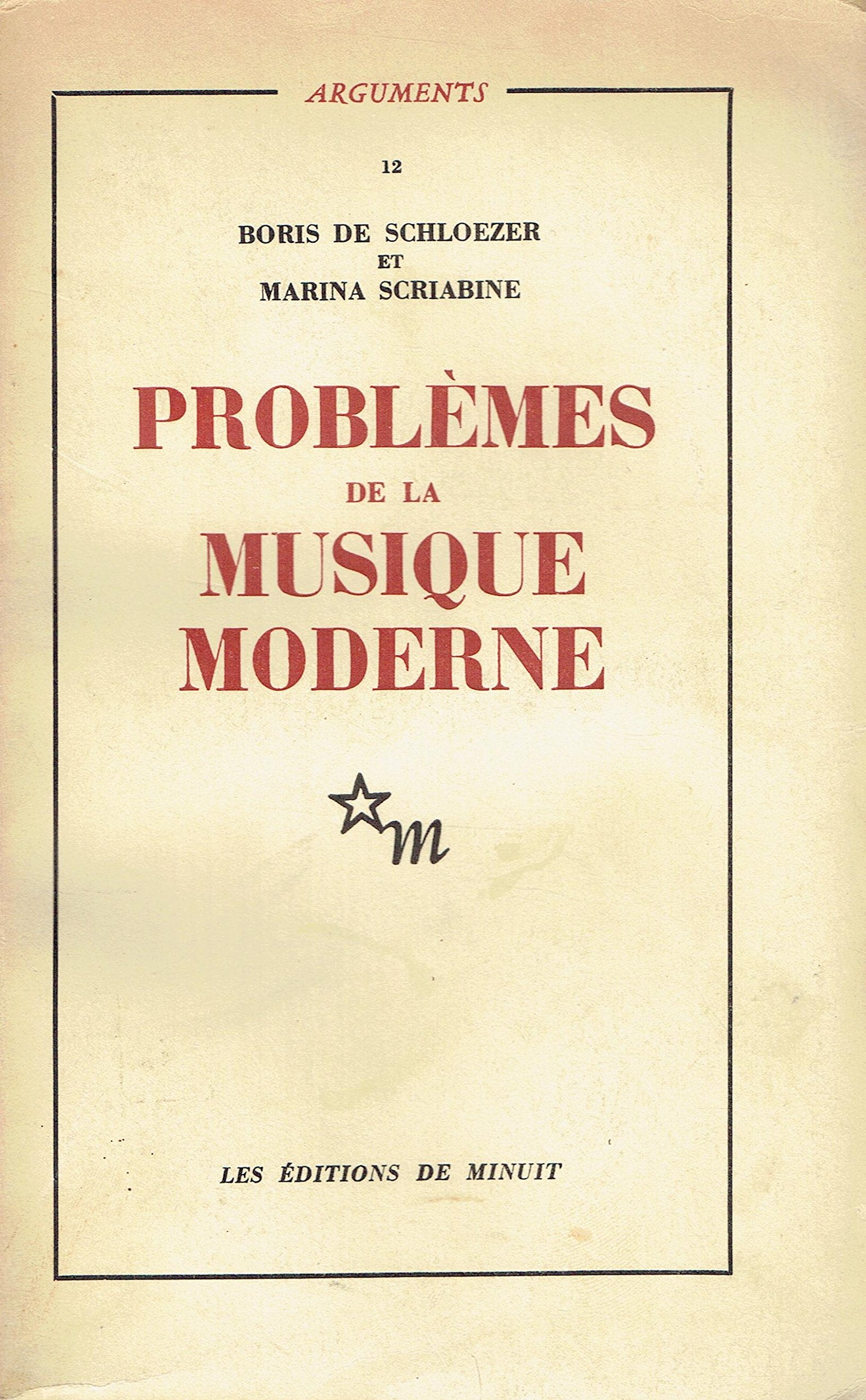 Problèmes de la musique moderne 9782707301840
